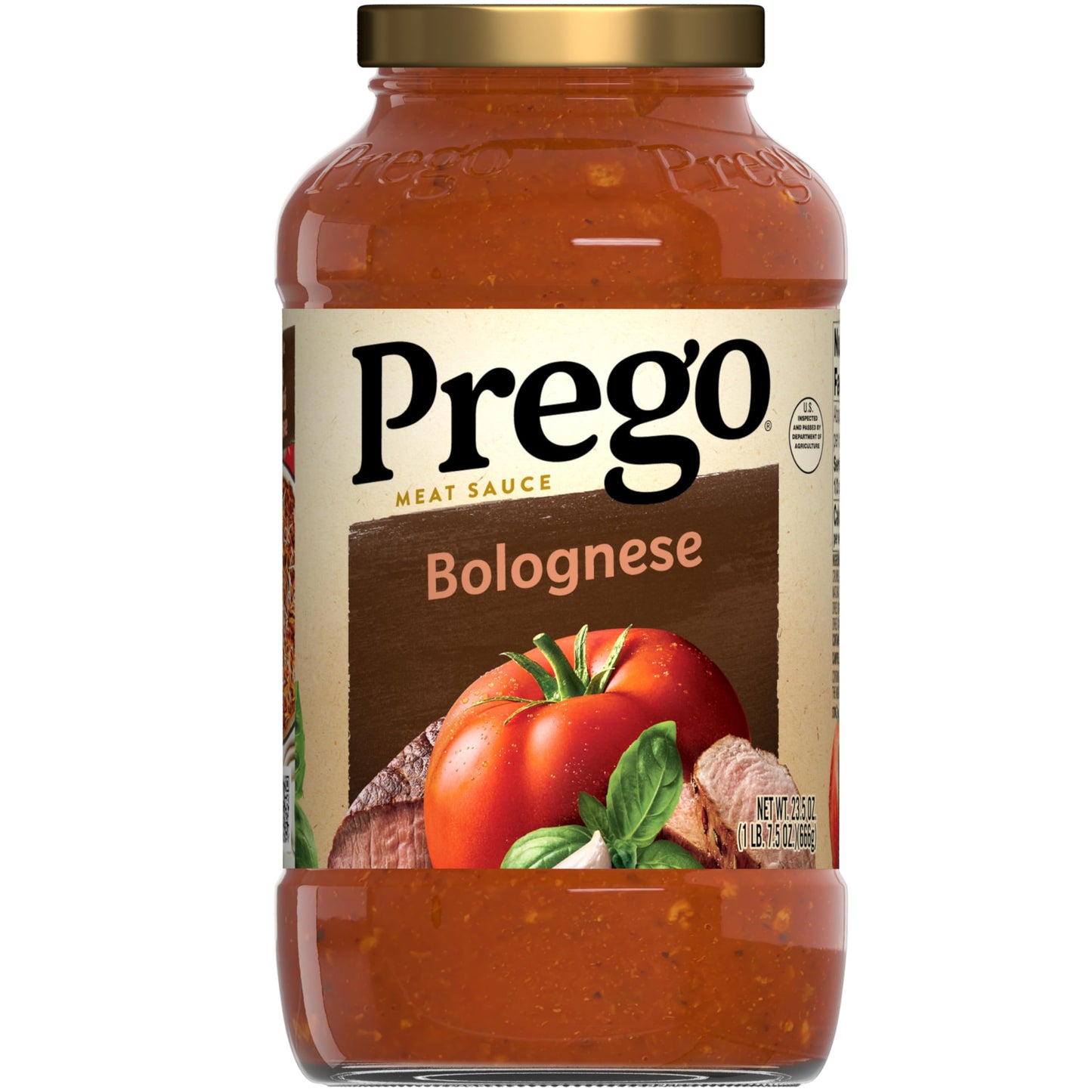 Prego Traditional No Sugar Added Pasta Sauce, 23.5 Oz Jar (Case of 6)