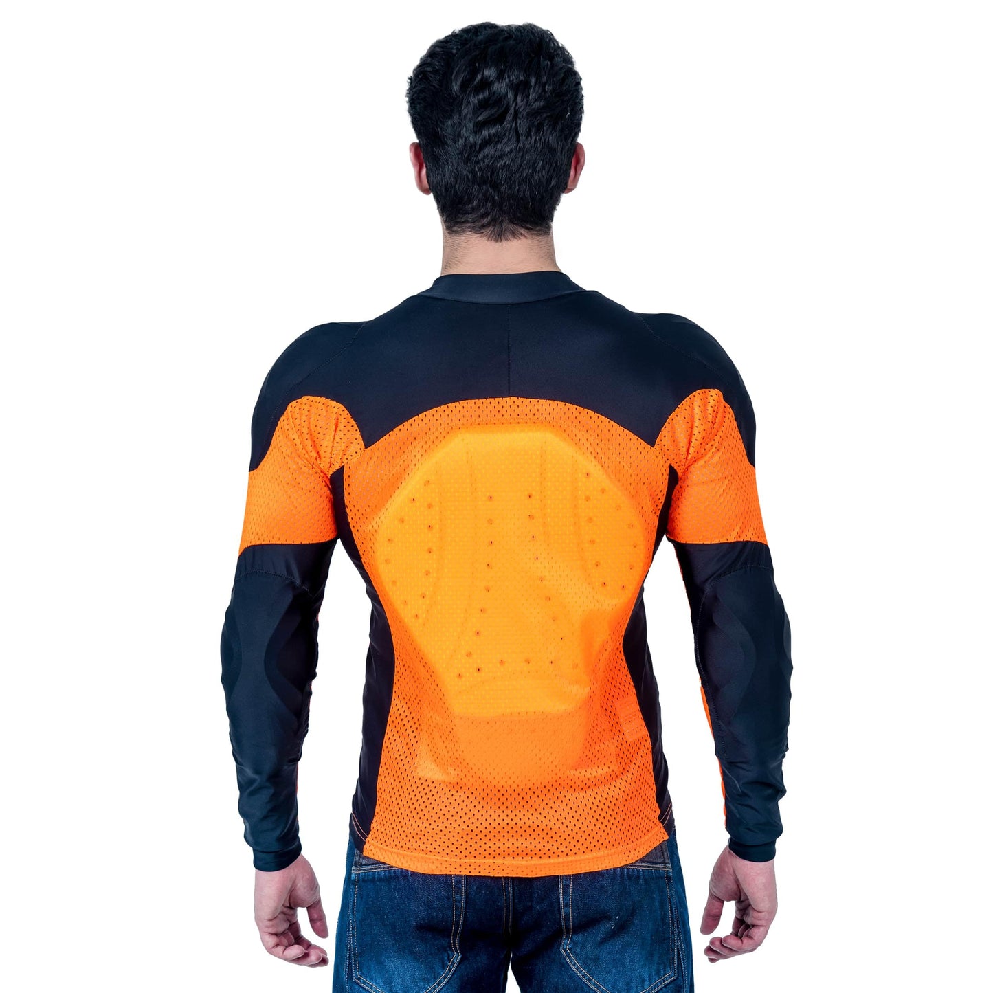 WICKED STOCK Mesh Armored Motorcycle Shirt - CE Level 2 Unisex Motorcycle Protective Shirt for Summer with Removable Padding