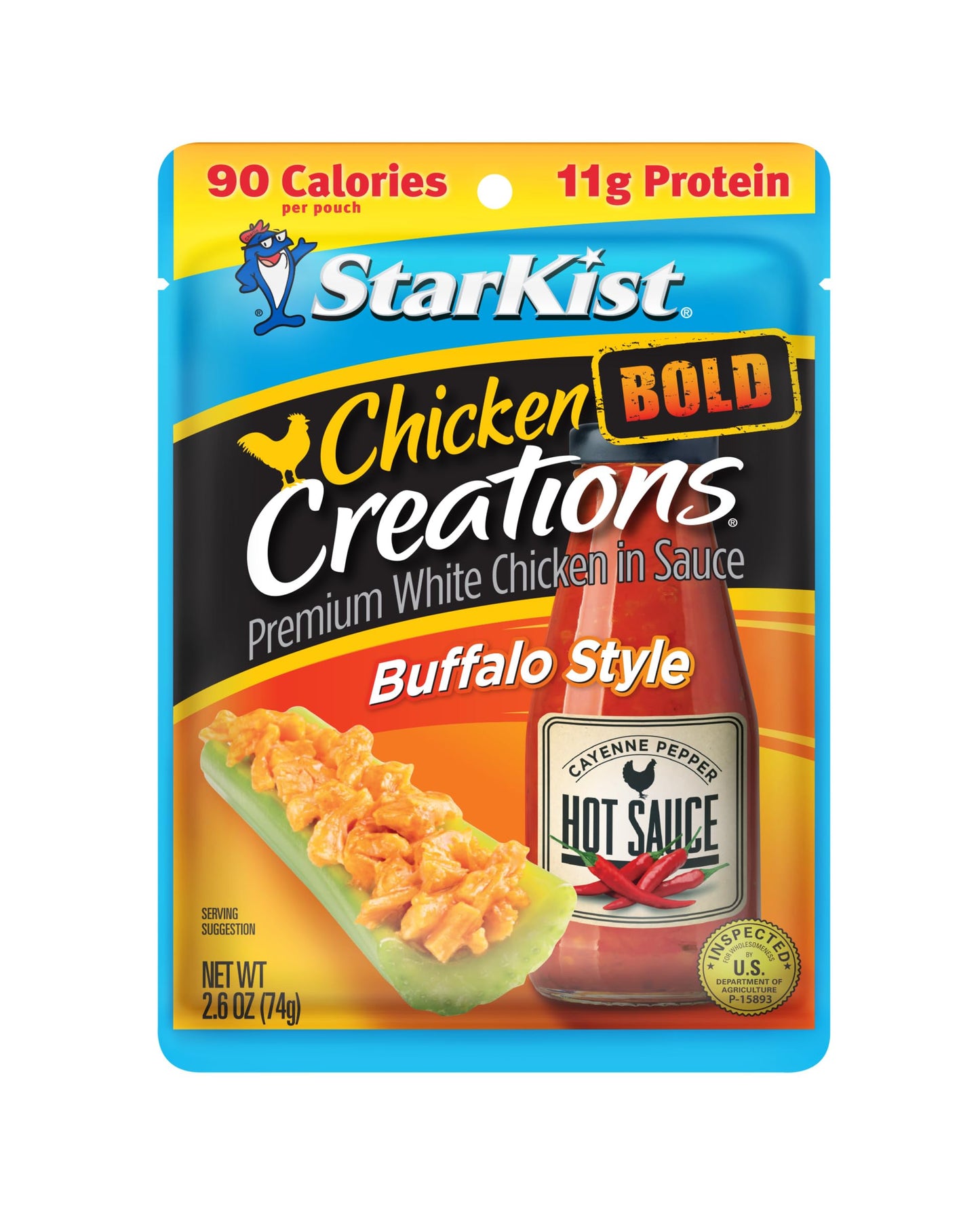 StarKist Chicken Creations, Chicken Salad, 2.6 oz Pouch (Pack of 12)
