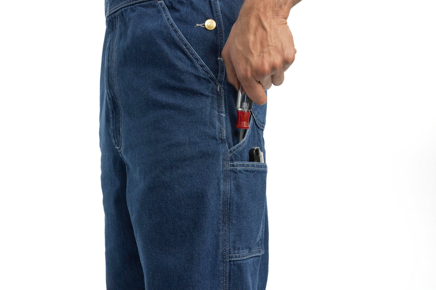 Carhartt Men's Loose Fit Denim Bib Overall
