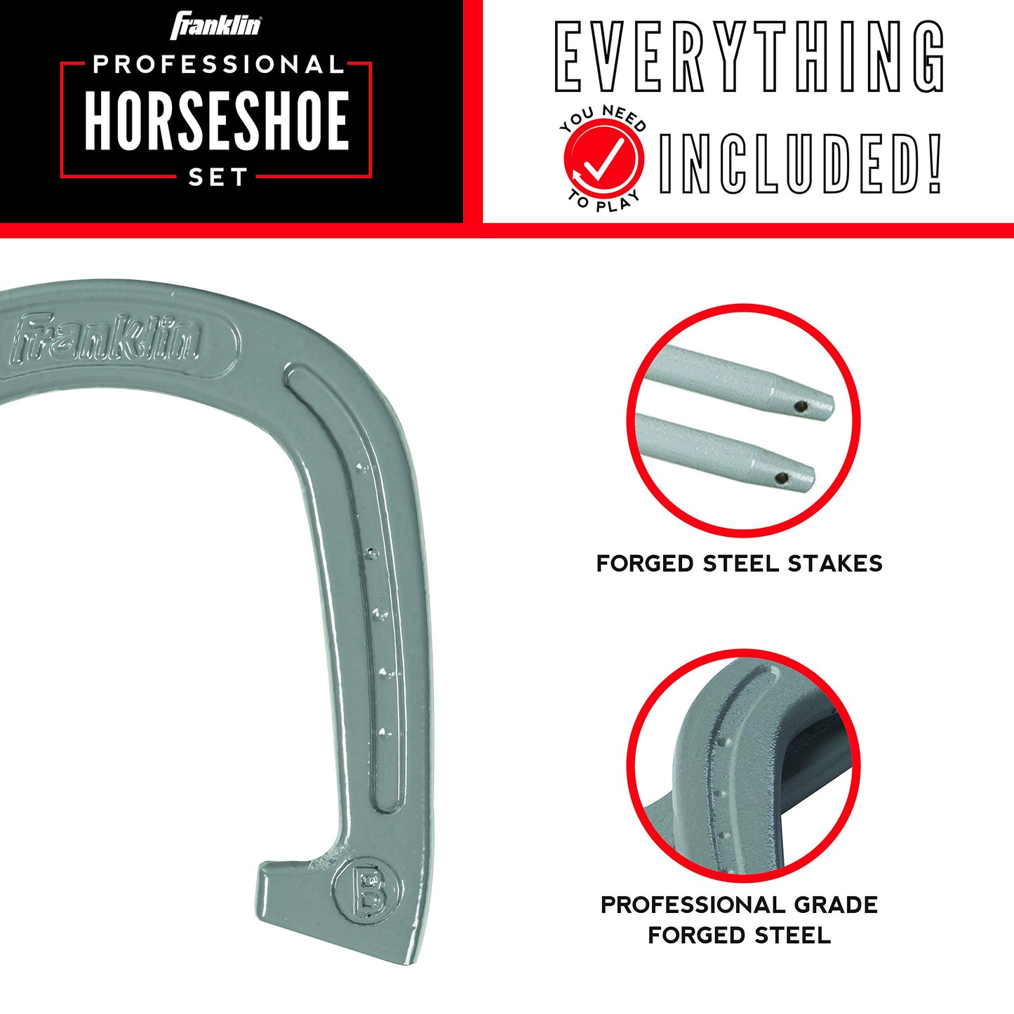 Franklin Sports Professional Horseshoe Set