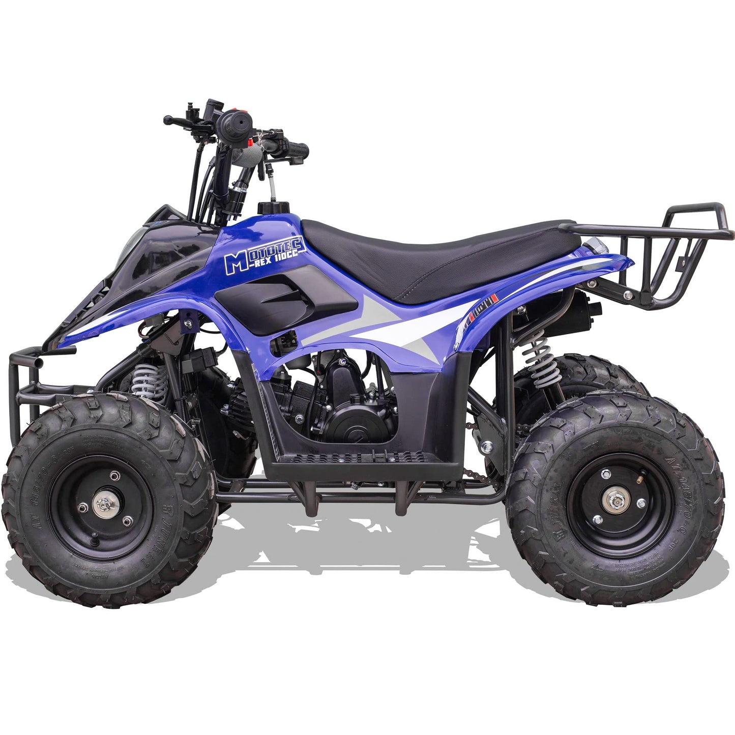 MotoTec Rex 110cc 4-Stroke Kids Gas ATV Black