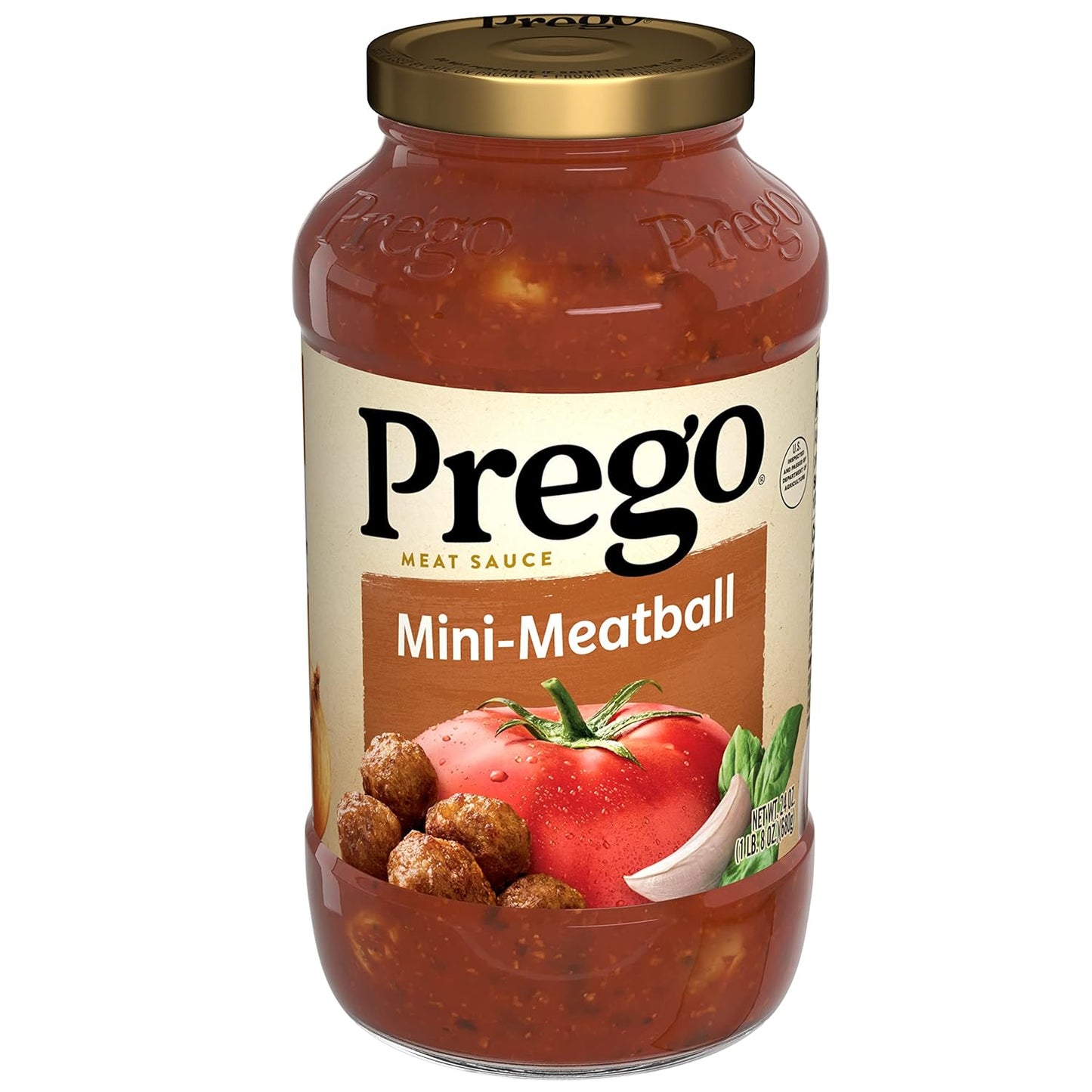 Prego Pasta Sauce, Italian Tomato Sauce with Roasted Garlic & Parmesan Cheese, 24 oz Jar