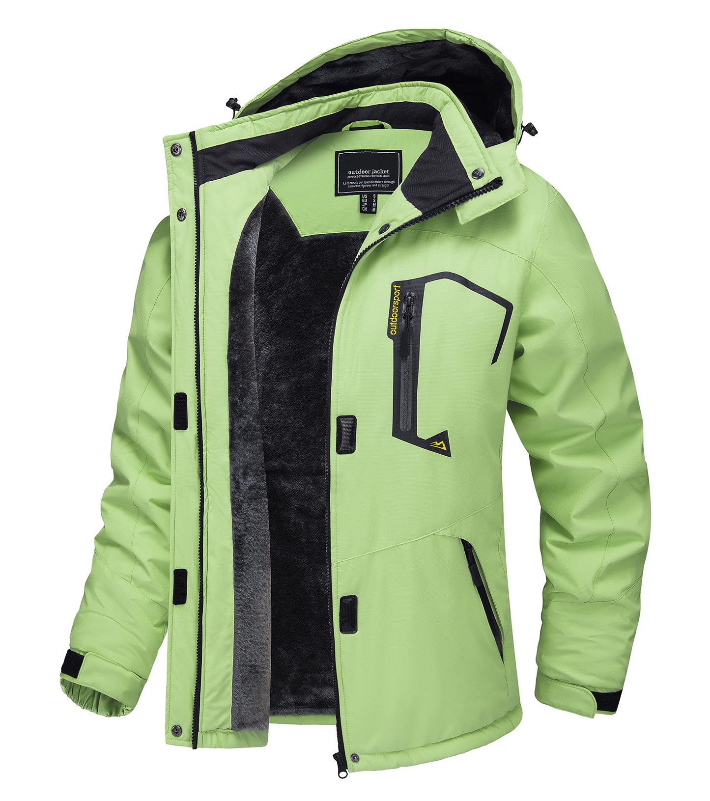 TACVASEN Women's Winter Jacket Waterproof Ski Jacket Hooded Fleece Lined Warm Snow Coat Mountain Windproof Rain Windbreaker
