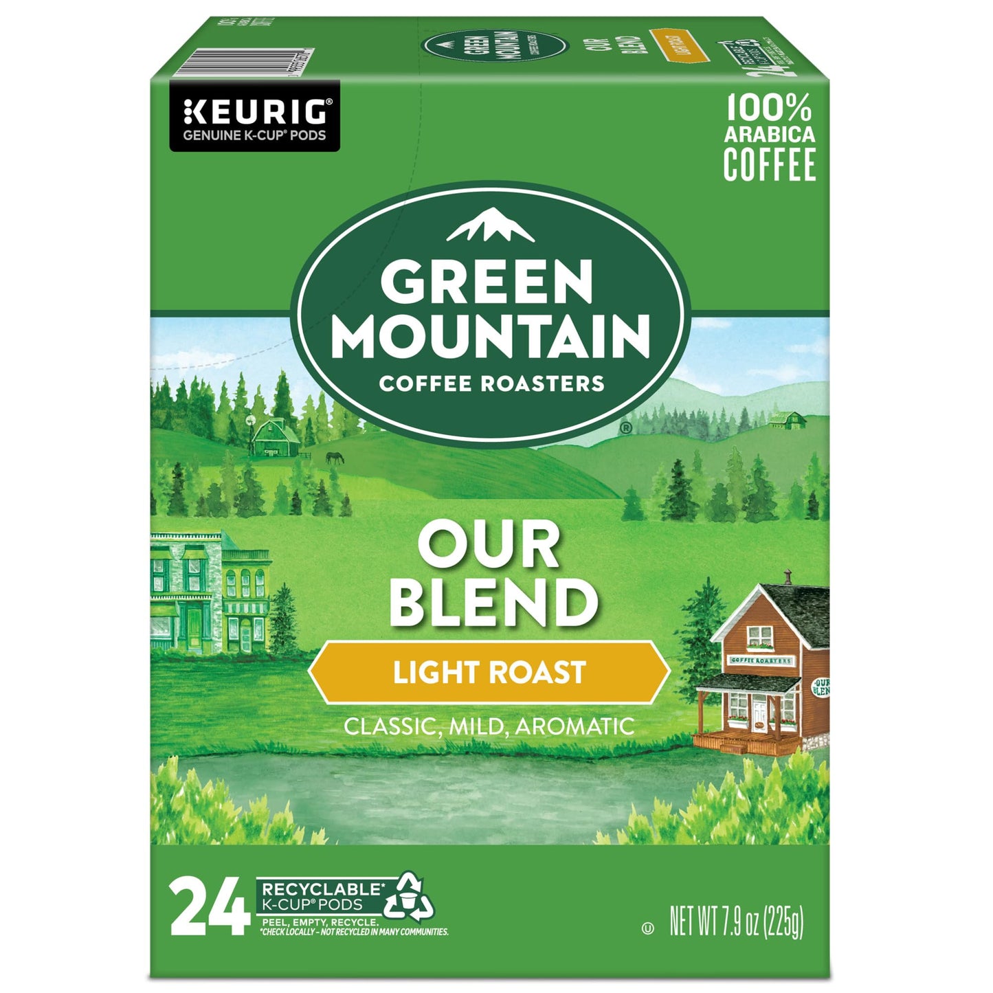 Green Mountain Coffee Roasters Breakfast Blend Single-Serve Keurig K-Cup Pods, Light Roast Coffee, 96 Count