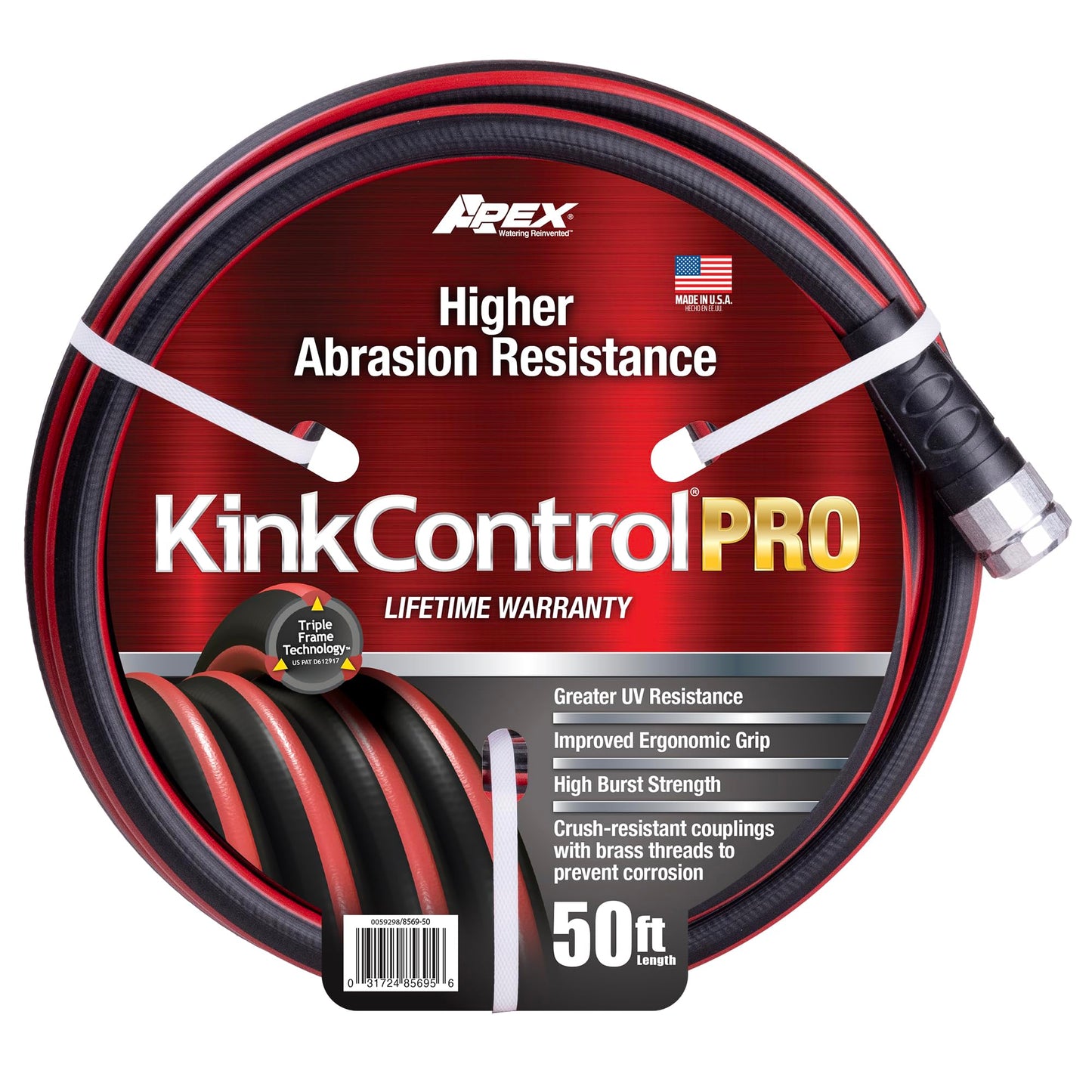 Kink Control Plus 8567-50 Garden Hose, 5/8 in. x 50 ft