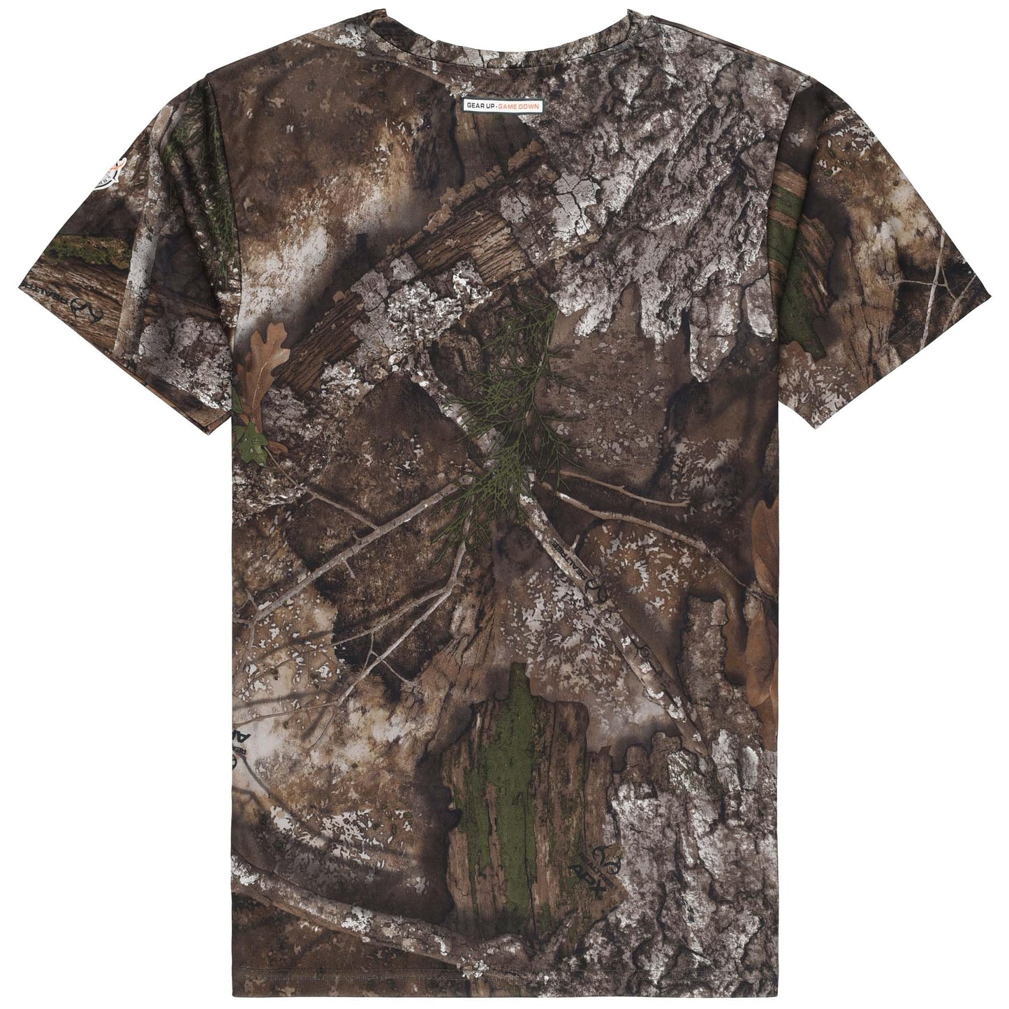 Authentic Realtree and Mossy Oak Camouflage Crewneck Unisex Adult Short Sleeve Tee Shirt