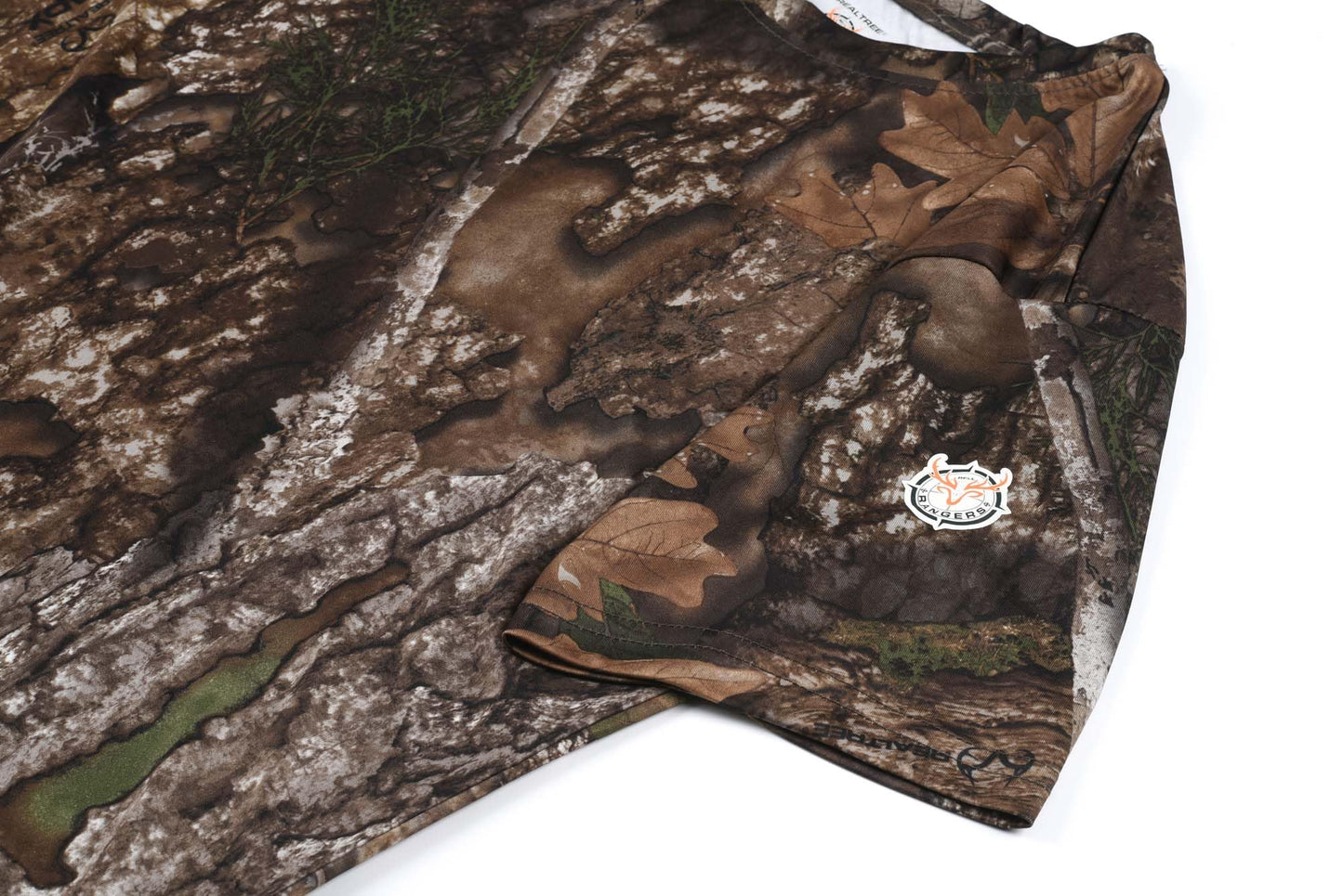 Authentic Realtree and Mossy Oak Camouflage Crewneck Unisex Adult Short Sleeve Tee Shirt