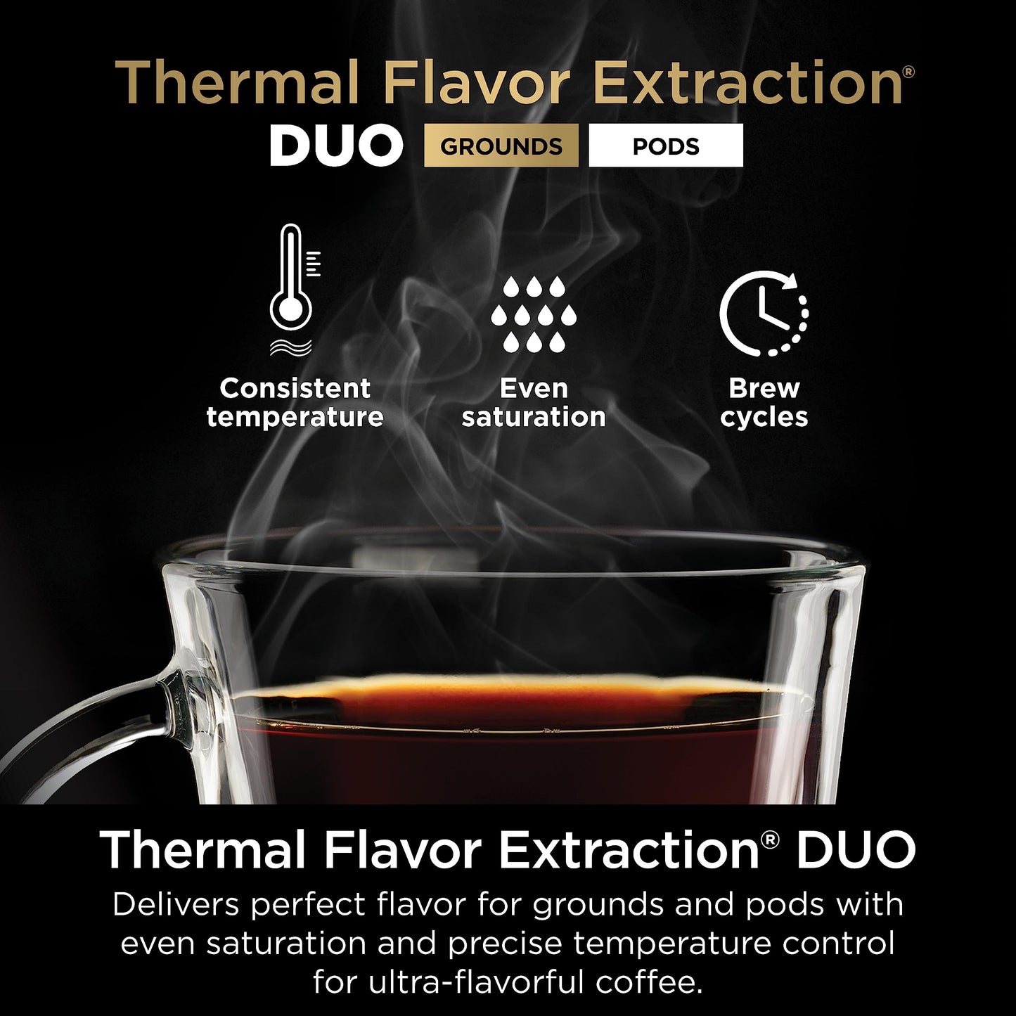 Ninja Hot and Iced Coffee Maker, Single Serve Coffee Maker and Drip Coffee Machine, DualBrew Pro Specialty 12-Cup with K-Cup Combo, Includes Permanent Filter, CFP307