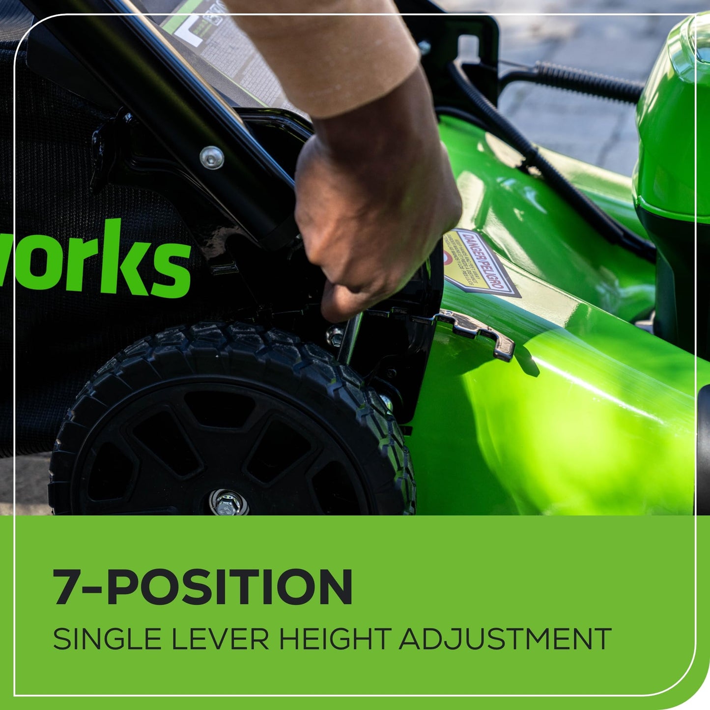 Greenworks 40V 16" Cordless Lawn Mower, Ultra-Light Push Mower with 4.0Ah Battery & Charger(75+ Tool Compatibility, 45Min Runtime)