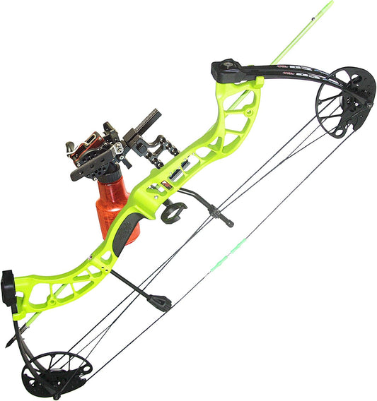 PSE ARCHERY D3 Bowfishing Compound Bow-Kit-Set-Arrow - Green - 30-40