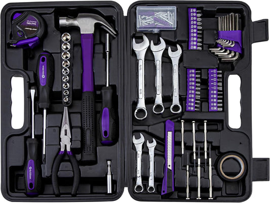 CARTMAN 148 Piece Automotive and Household Tool Set Perfect for Car Enthusiasts and DIY Home Repairs
