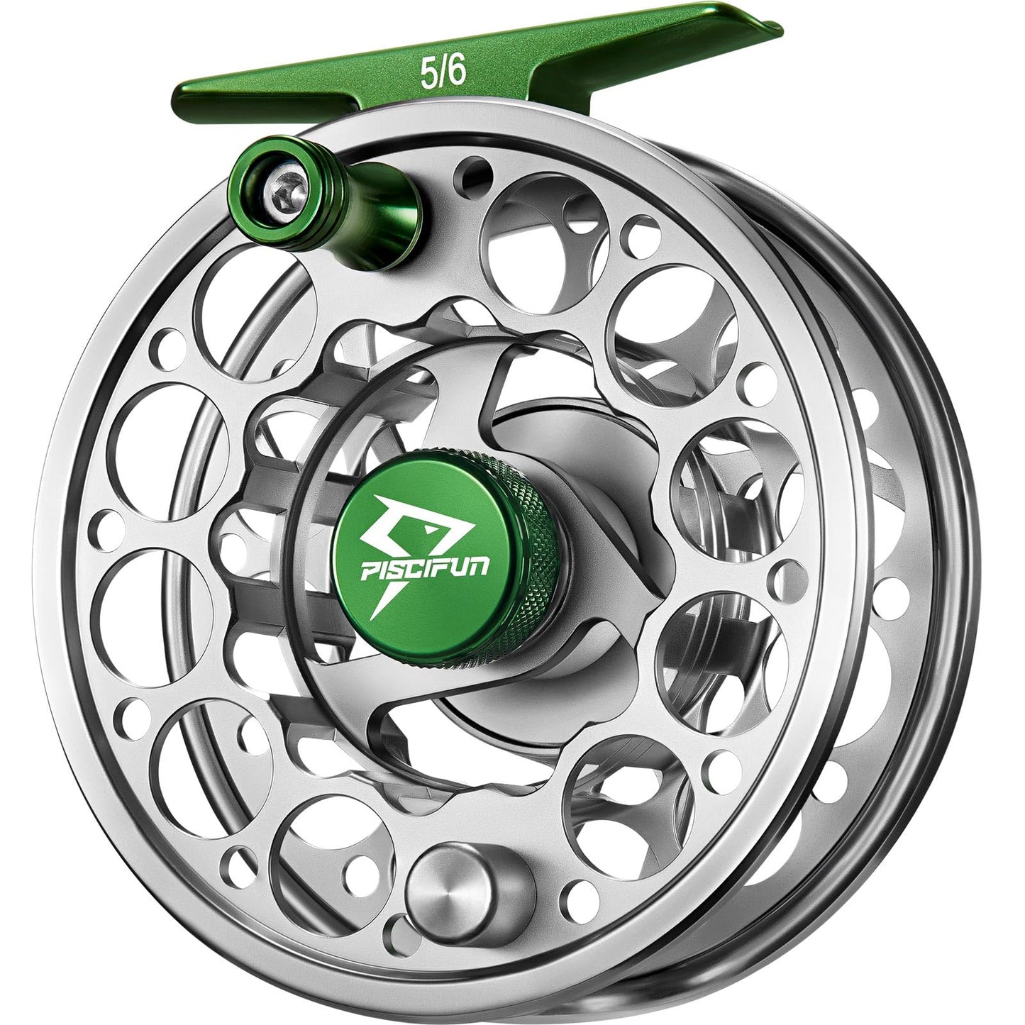 Piscifun Sword Fly Fishing Reel, CNC-Machined Aluminum Alloy Fly Reel, 3/4, 5/6, 7/8, 9/10 Weight, Black, Gunmetal, Space Gray
