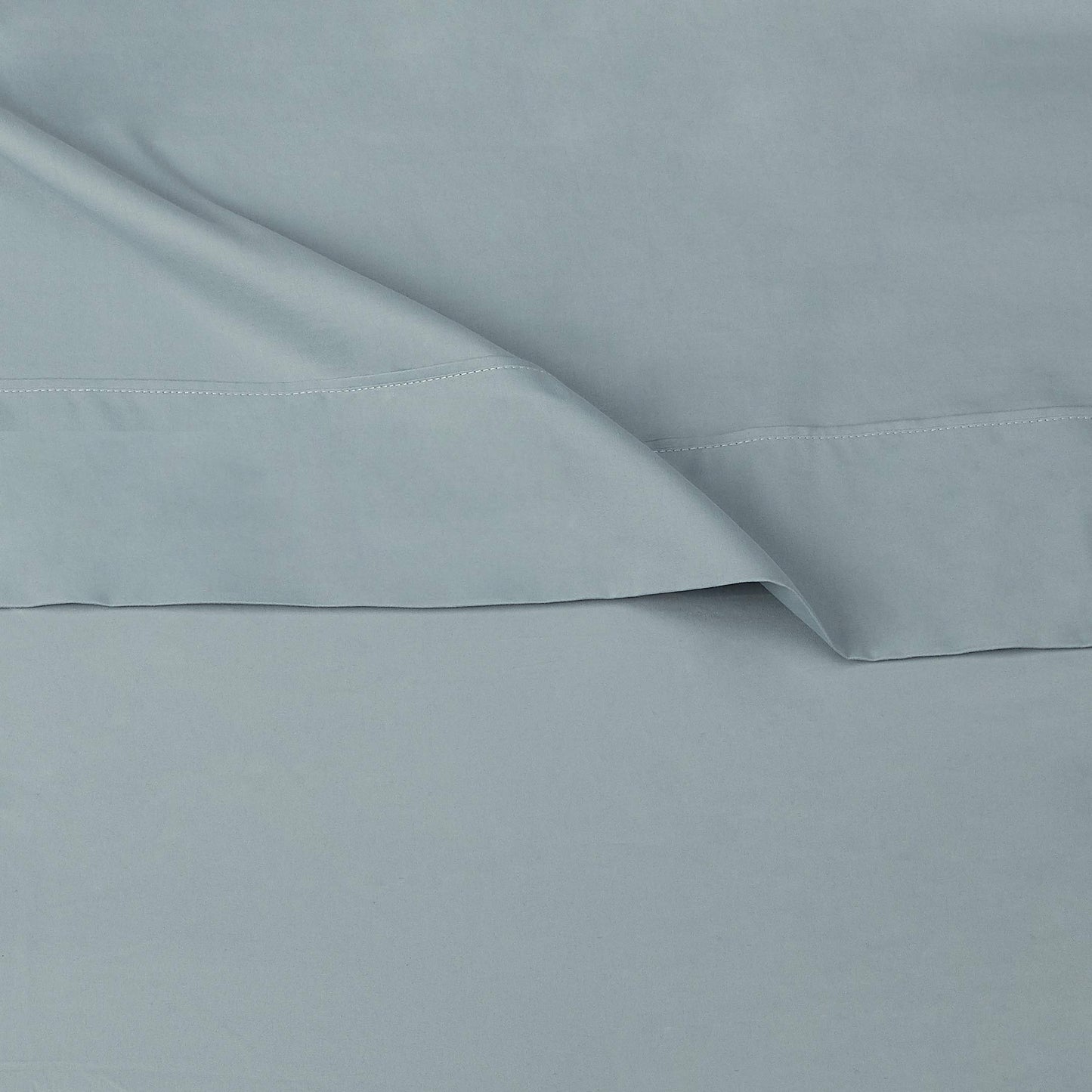 Amazon Basics Lightweight Super Soft Easy Care Microfiber 4-Piece Bed Sheet Set with 14-Inch Deep Pockets, Full, Spa Blue, Solid - Pack of 4