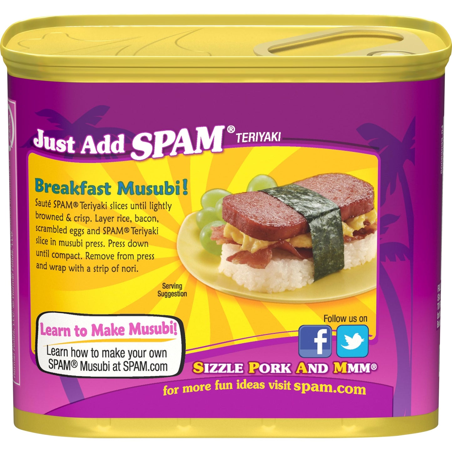 SPAM with Real HORMEL Bacon, 7 g protein, 12 oz (Pack of 12)