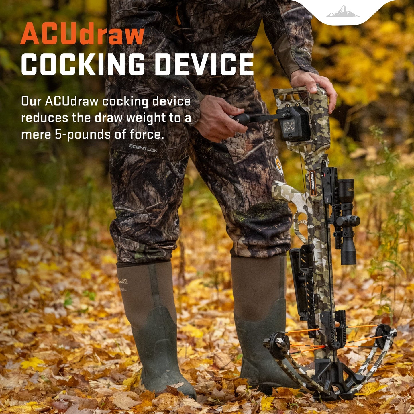 Wicked Ridge by TenPoint Rampage XS Crossbow, Peak XT - 390 FPS - The Ultimate Affordable Hunting Machine - Includes Lighted 3X Pro-View Scope