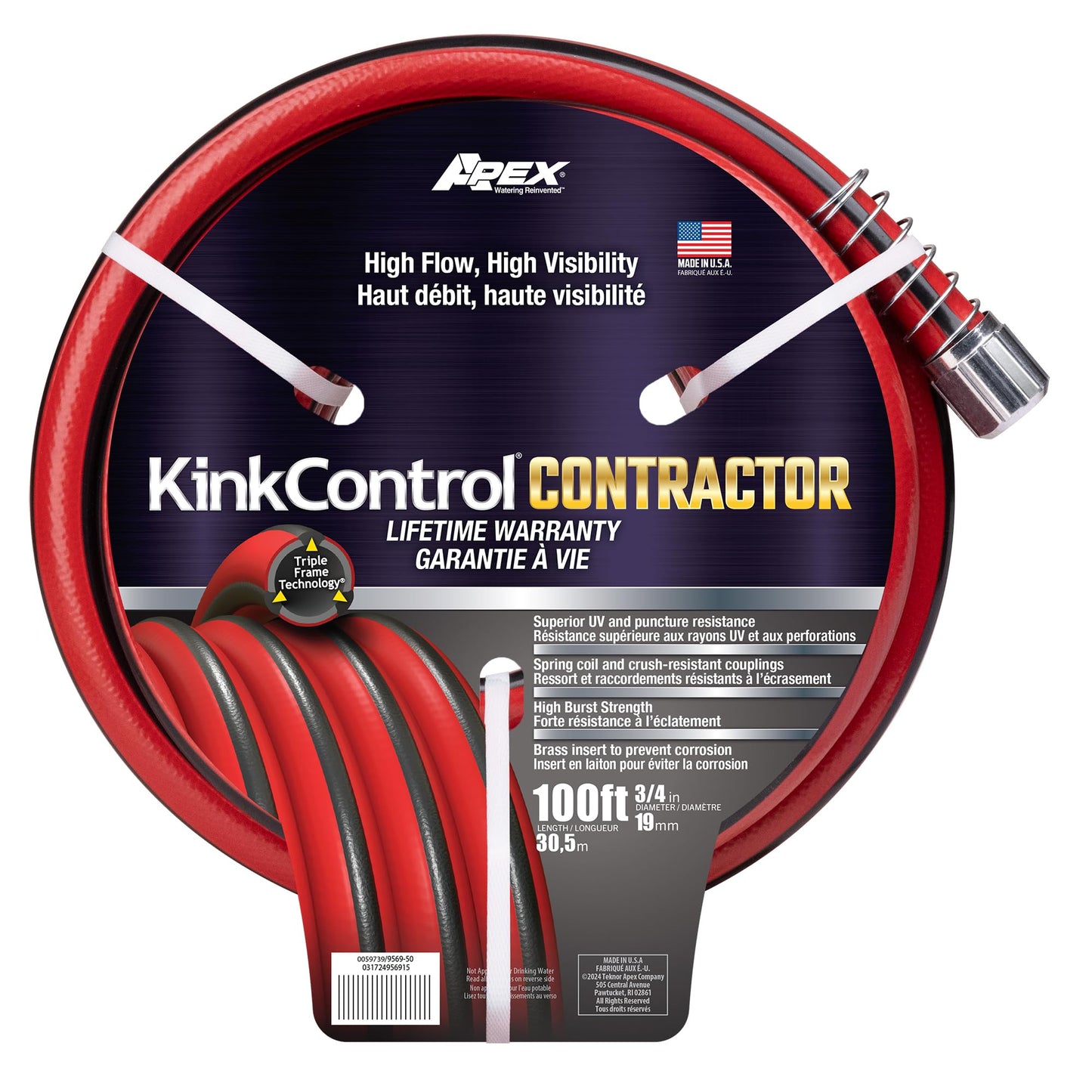 Kink Control Plus 8567-50 Garden Hose, 5/8 in. x 50 ft