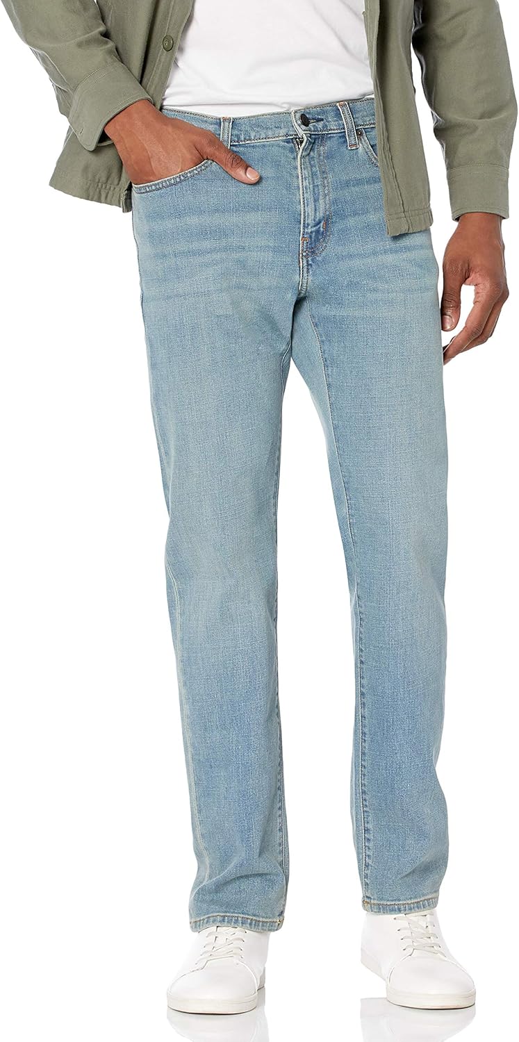 Amazon Essentials Mens Straight-Fit Stretch Jean