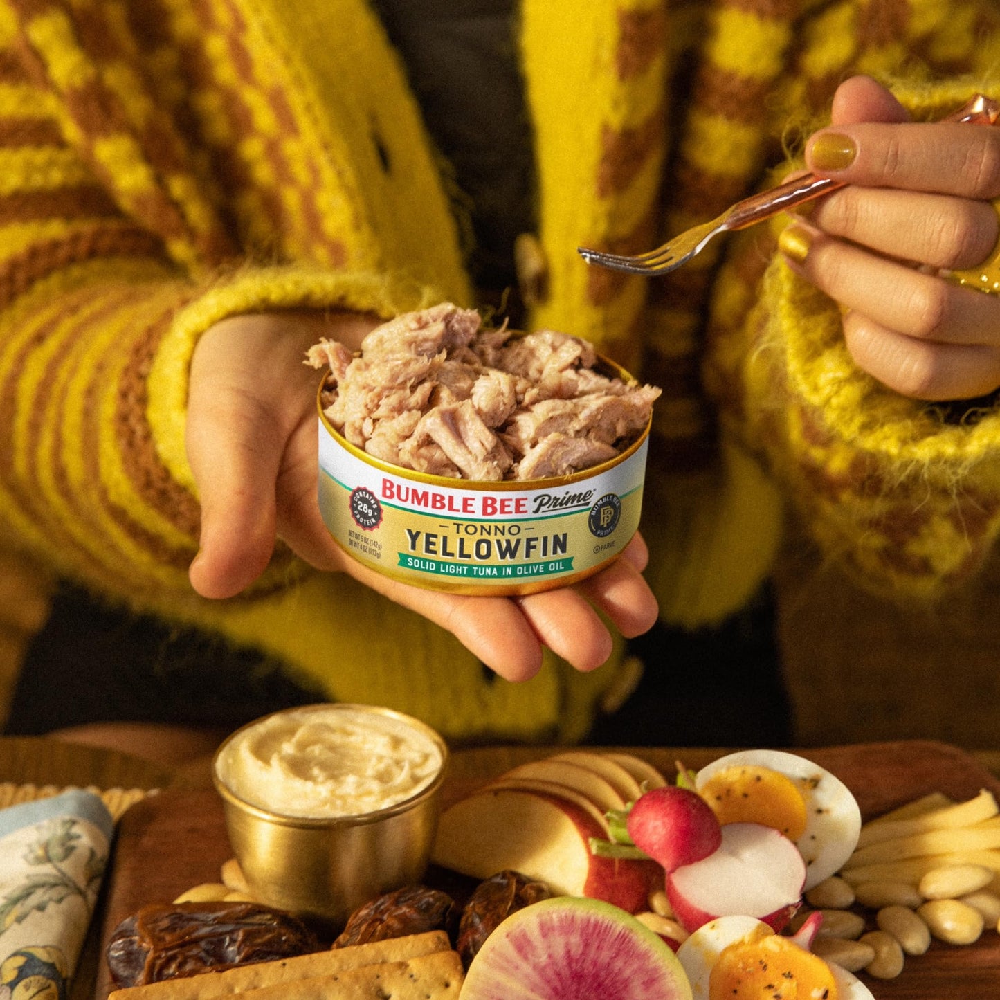 Bumble Bee Prime Atlantic Salmon, 5 oz Can - Premium Salmon - 24g Protein per Serving - Gluten Free & Kosher
