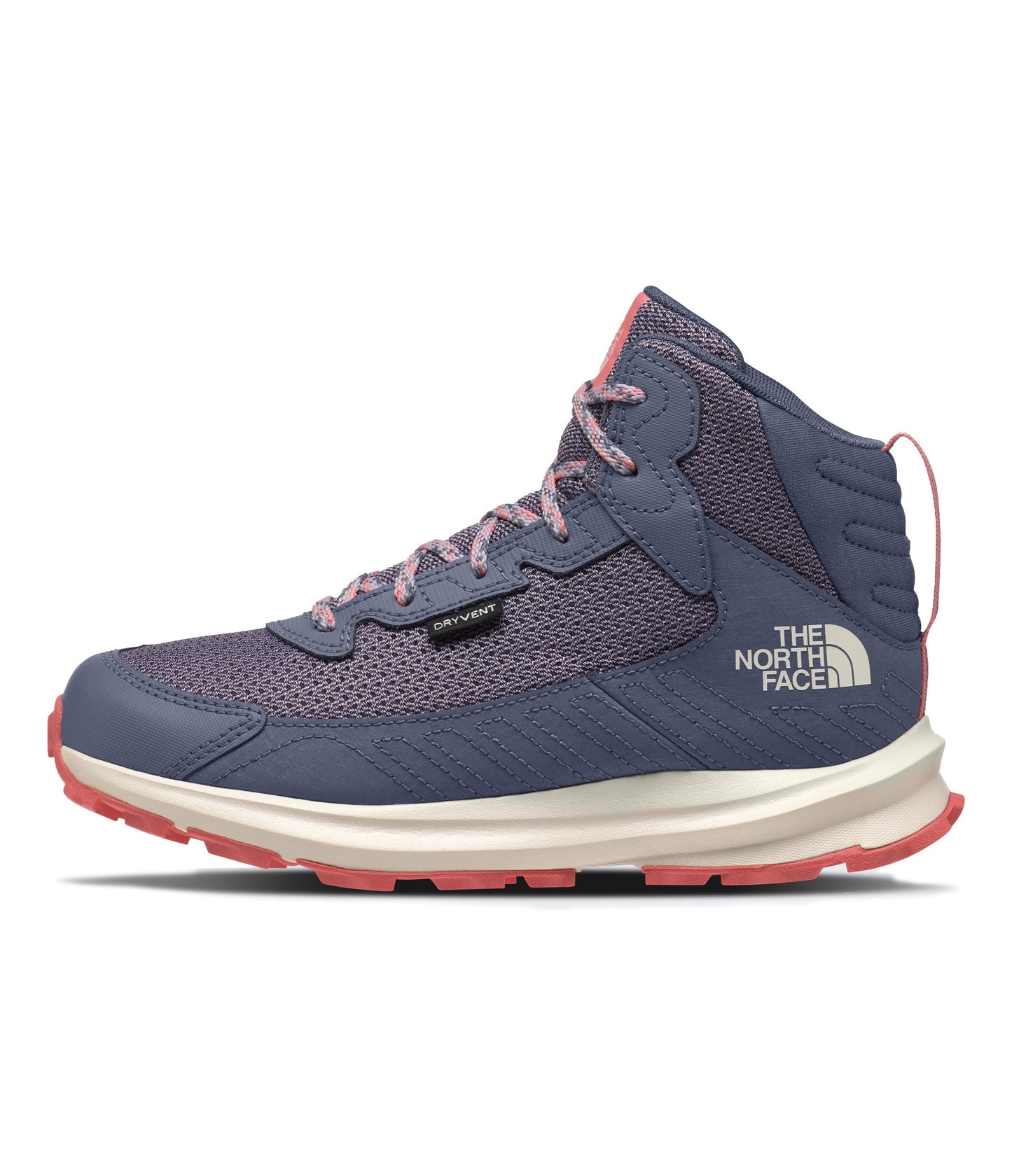 THE NORTH FACE Kids' Fastpack Hiker Mid Waterproof Shoe | Rockered Eva Midsole, Grippy Rubber Outsole