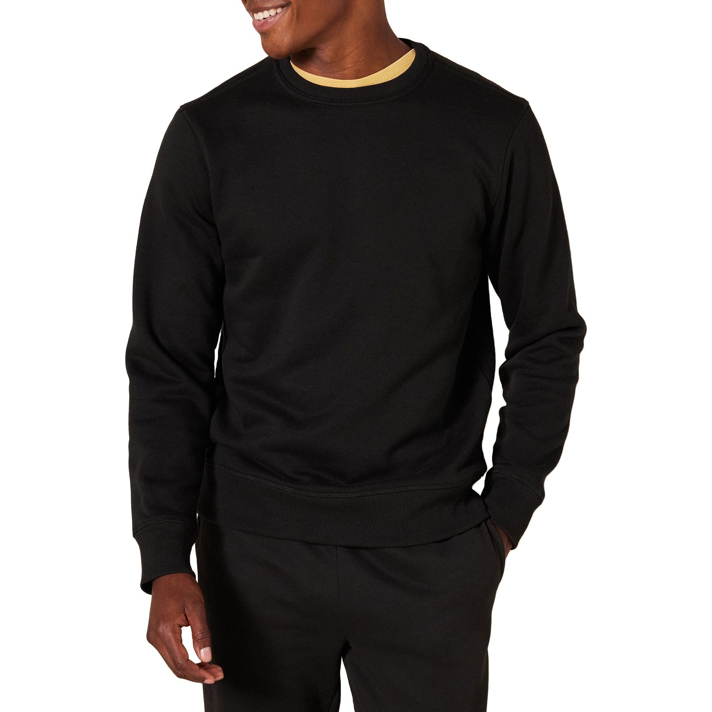 Amazon Essentials Men's Fleece Crewneck Sweatshirt (Available in Big & Tall)
