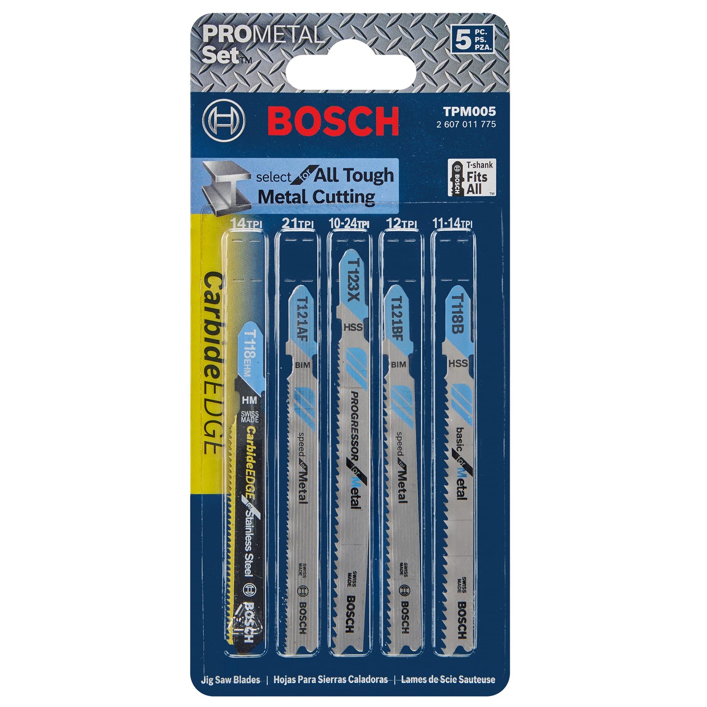 Bosch T30C 30 pc. T-Shank Jig Saw Blade Set for Wood and Metal