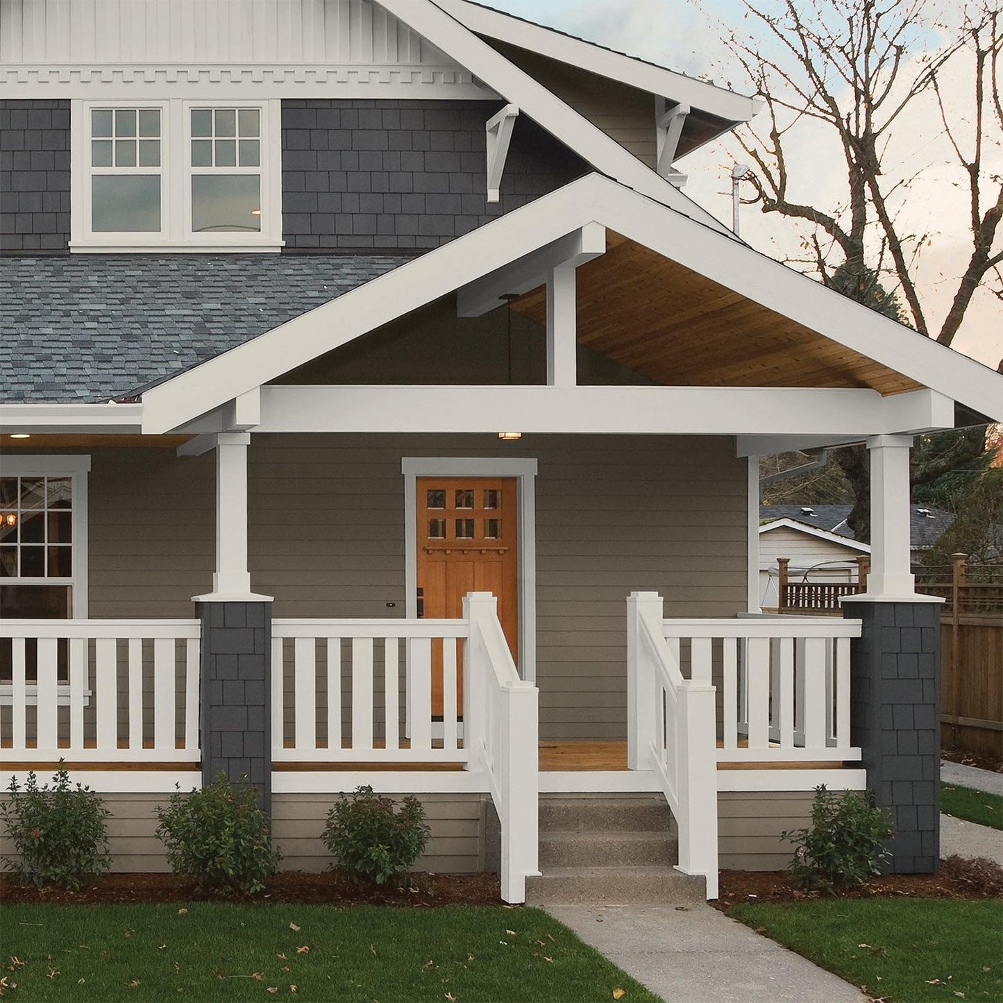 Glidden Exterior Paint + Primer: Black/Black Magic, One Coat, Satin, 1-Gallon