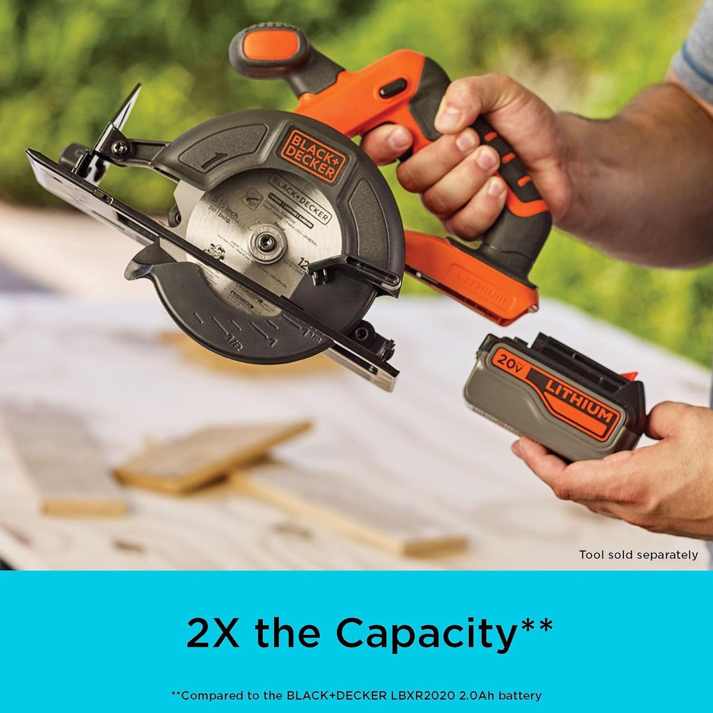 BLACK+DECKER 20V MAX 4Ah Lithium Ion Battery (LB2X4020-OPE)