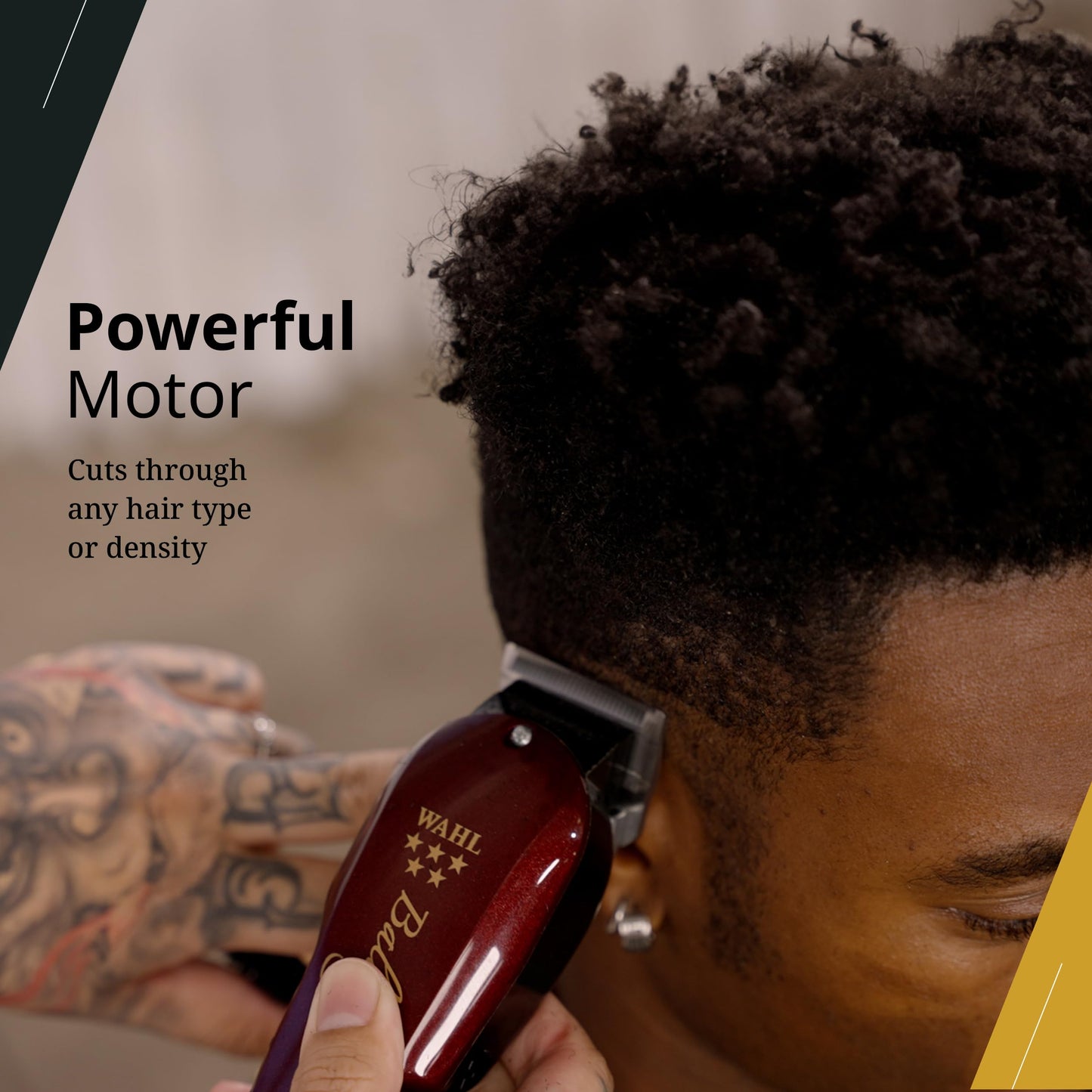 Wahl Professional 5 Star Balding Clipper, Corded V5000 Electromagnetic Motor, for Ultra-Close Trimming