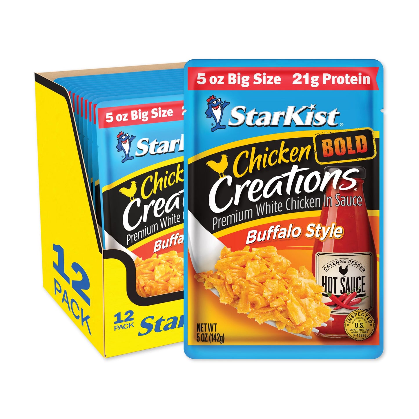 StarKist Chicken Creations, Chicken Salad, 2.6 oz Pouch (Pack of 12)