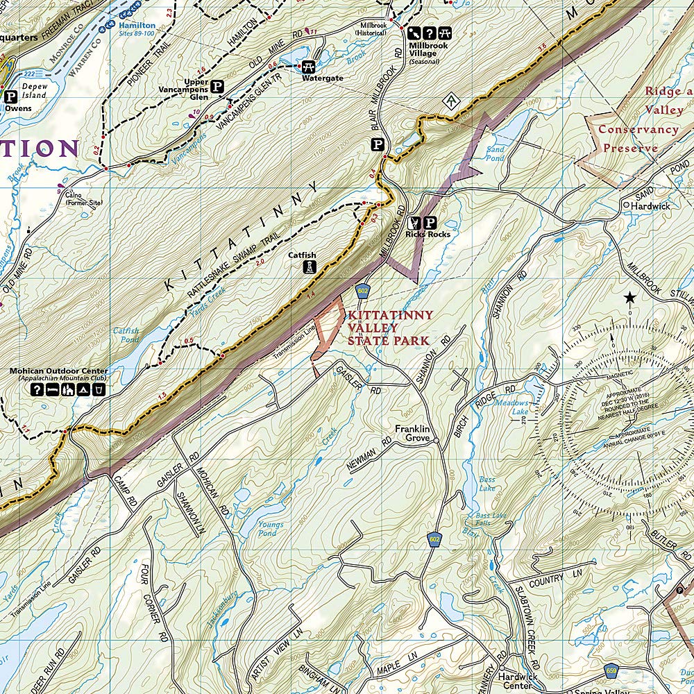 Delaware Water Gap National Recreation Area Map (National Geographic Trails Illustrated Map, 737)