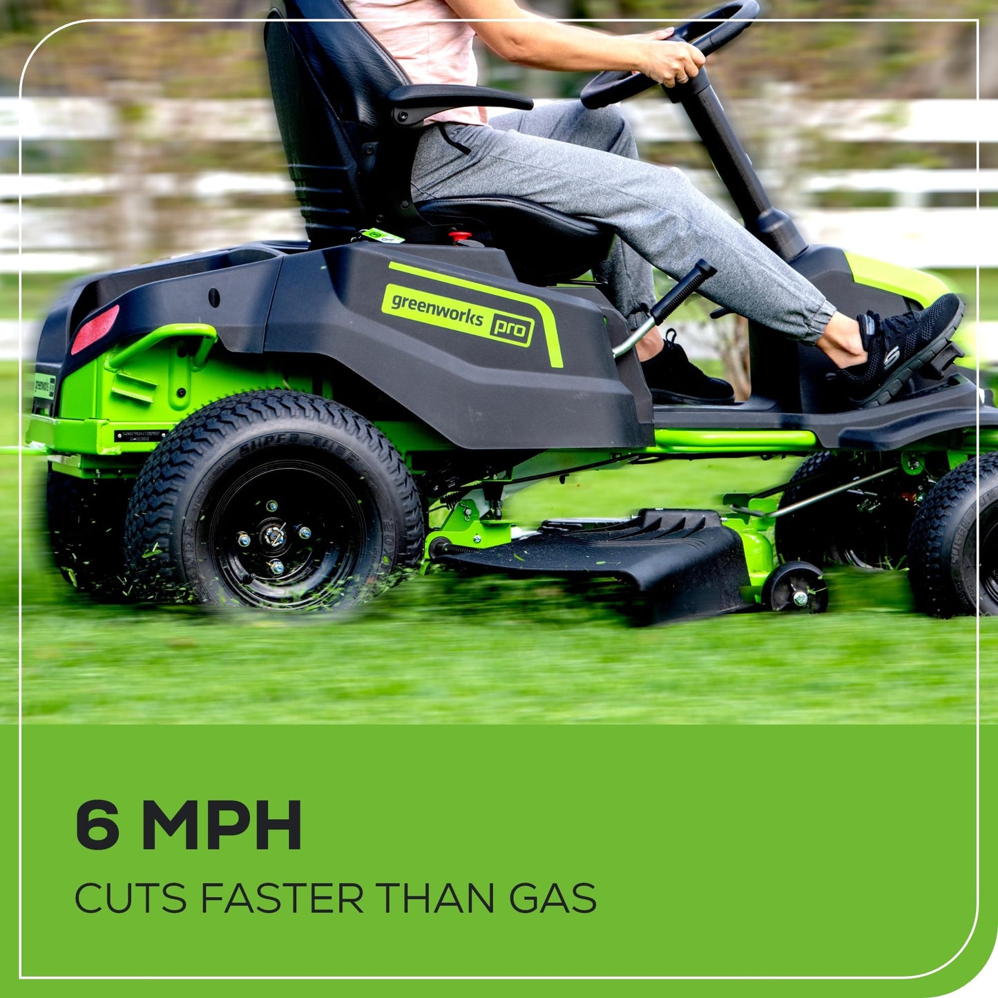 Greenworks 60V 21” Cordless (Push) Lawn Mower (LED Lights + Aluminum Handles), 5.0Ah Battery and Rapid Charger