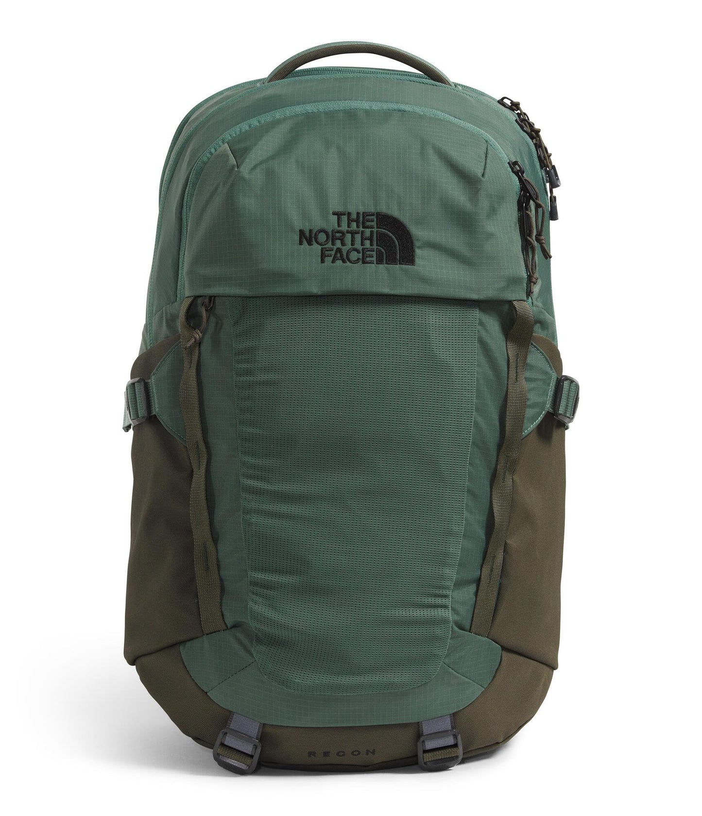 THE NORTH FACE Recon Everyday Laptop Backpack | Daypack with Water Repellent Finish, 16" Laptop Sleeve, 2 Water Bottle Pockets, TNF Black/TNF Black-NPF, One Size