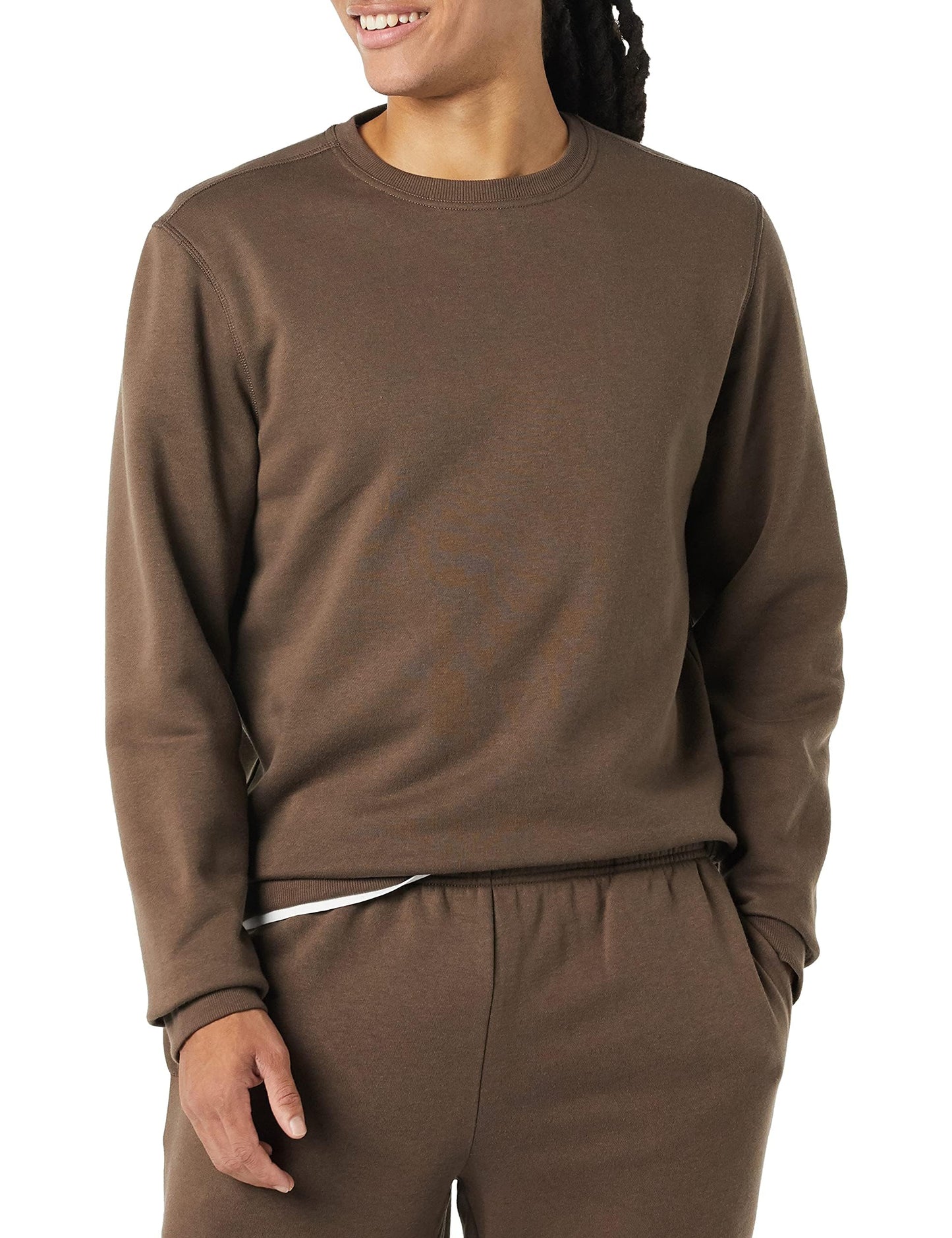 Amazon Essentials Men's Fleece Crewneck Sweatshirt (Available in Big & Tall)