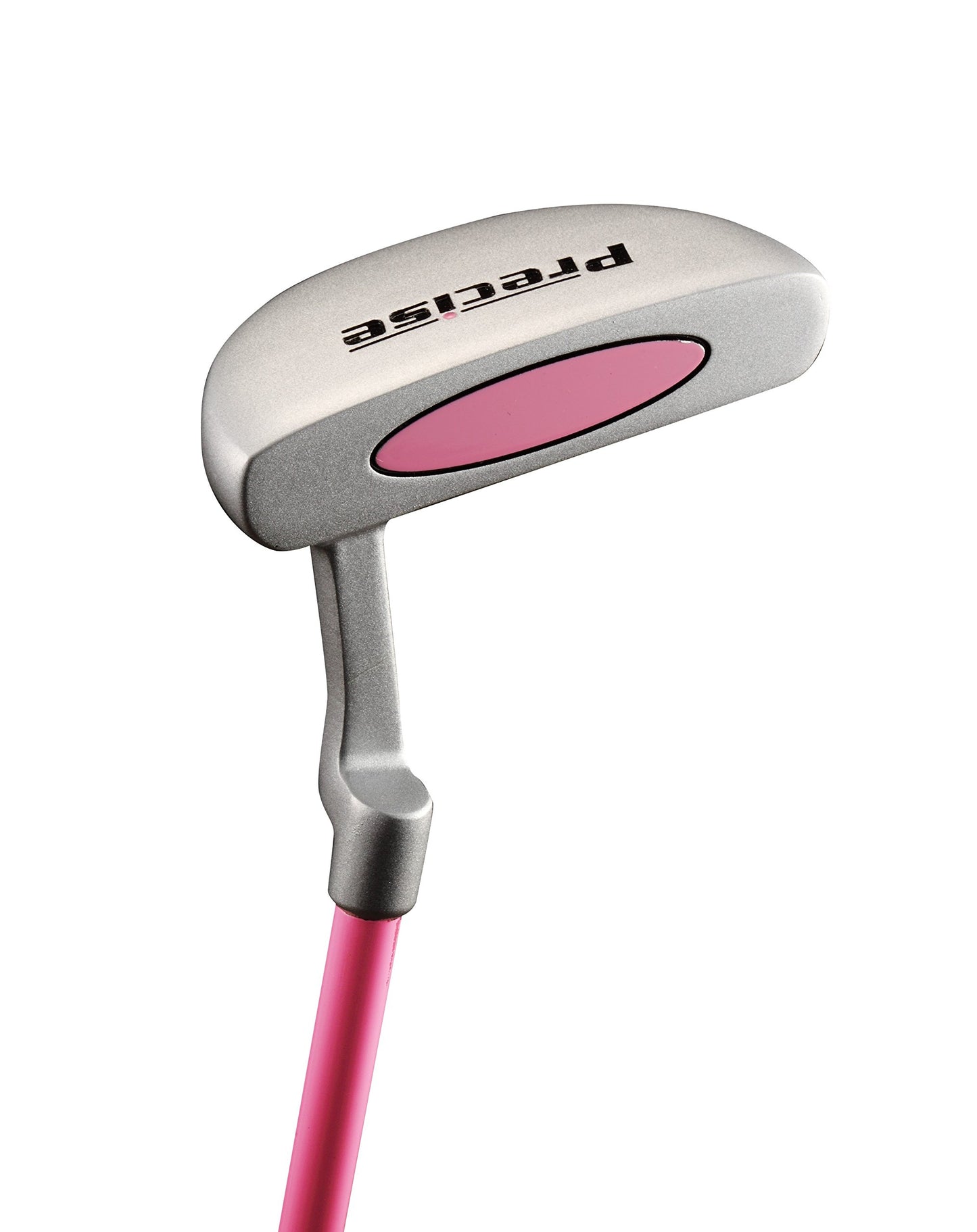 Distinctive Girls Pink Junior Golf Club Set for Age 9 to 12 ( Height 4'4" to 5' ), Left Handed Only, Set Includes: Driver, Hybrid Wood, 2 Irons, Putter, Bonus Stand Bag & 2 Headcovers