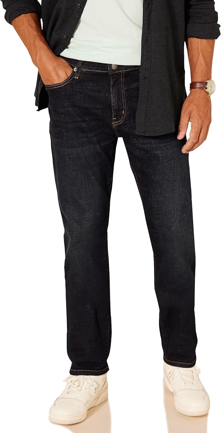 Amazon Essentials Mens Straight-Fit Stretch Jean