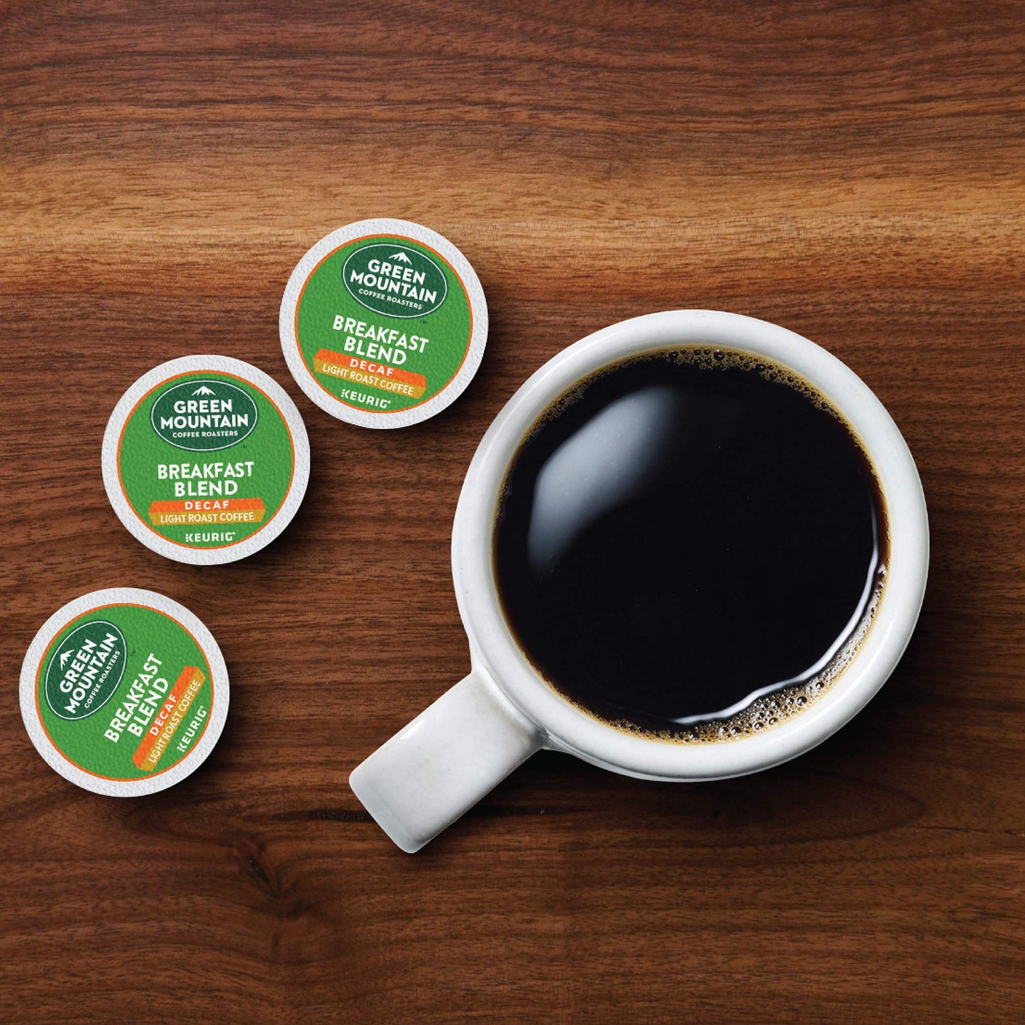 Green Mountain Coffee Roasters Breakfast Blend Single-Serve Keurig K-Cup Pods, Light Roast Coffee, 96 Count