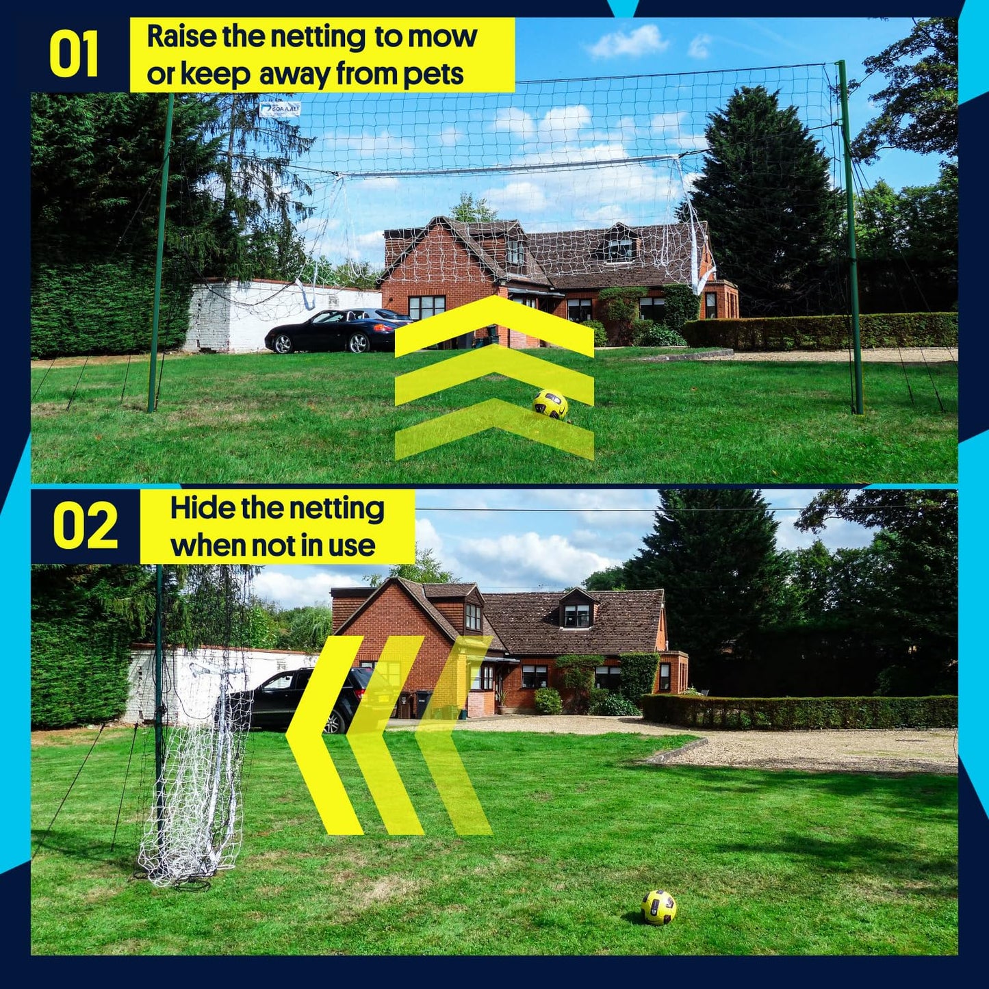 Open Goaaal Soccer Rebounder/Goal/Backstop All-in-One (Standard)