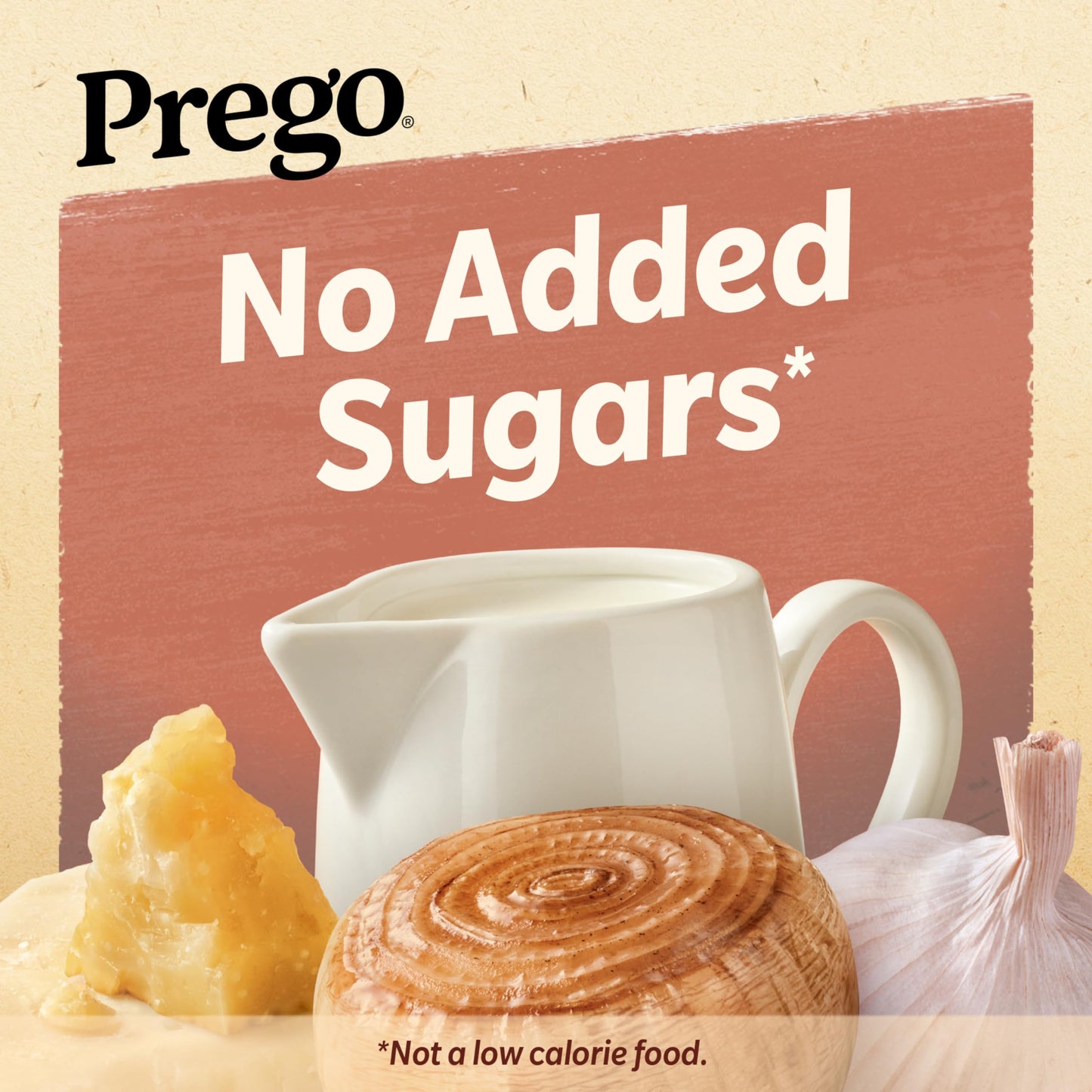 Prego Alfredo Pasta Sauce with Roasted Garlic and Parmesan Cheese, 14.5 oz Jar