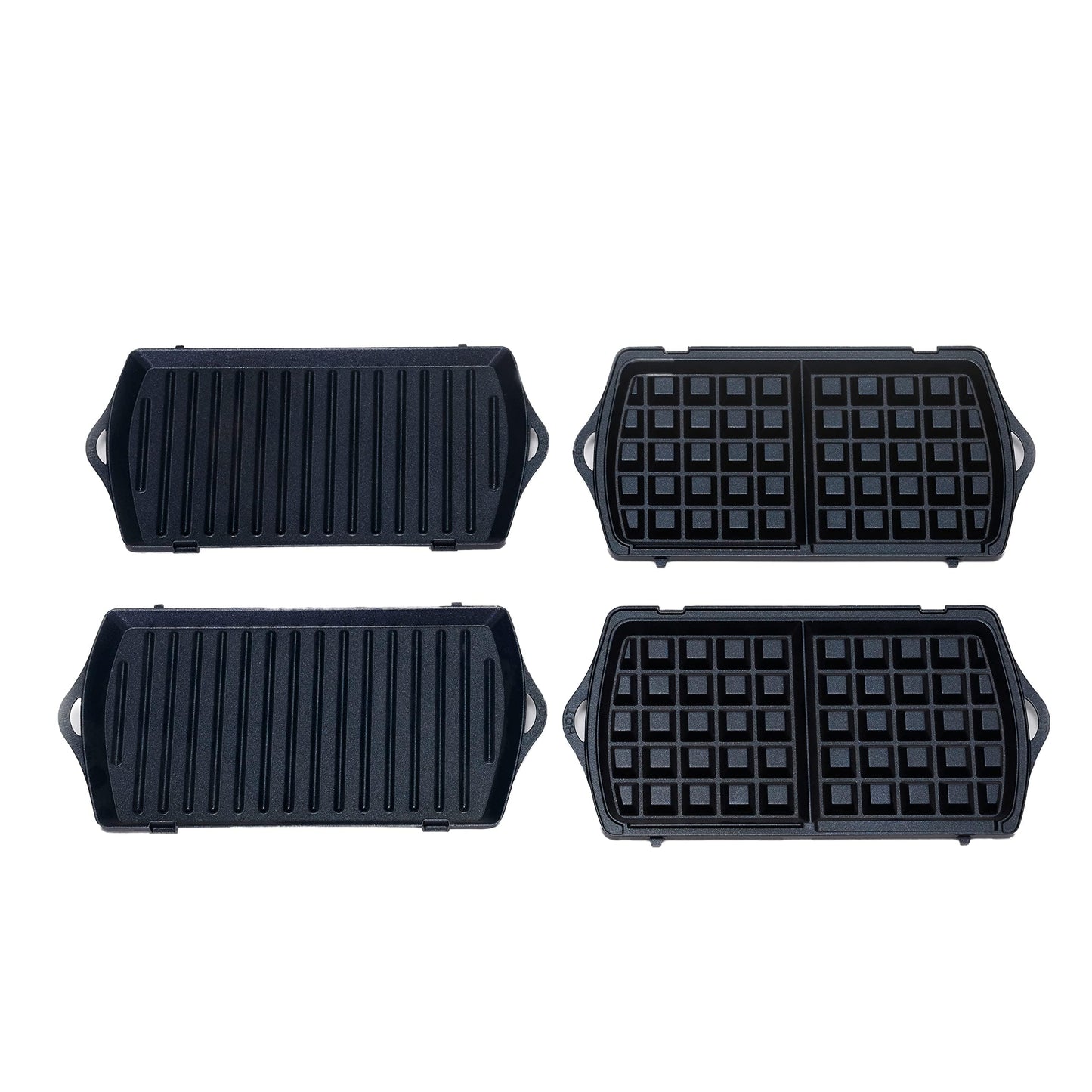 Amazon Basics Waffle, Sandwich Maker and Grill 3-in-1 Black, 700W