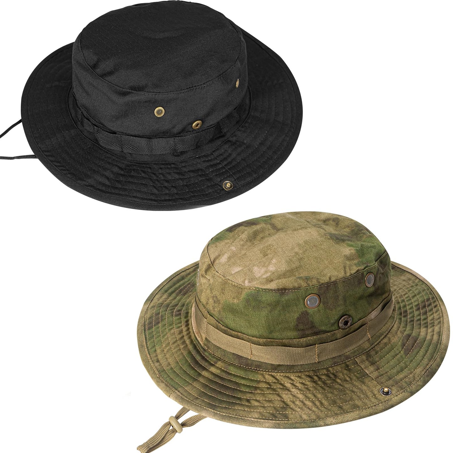 Sun Hats for Men Women Boonie Hat UPF 50+ Bucket Hat Wide Brim UV Protection Fishing Hiking Safari Outdoor Hats