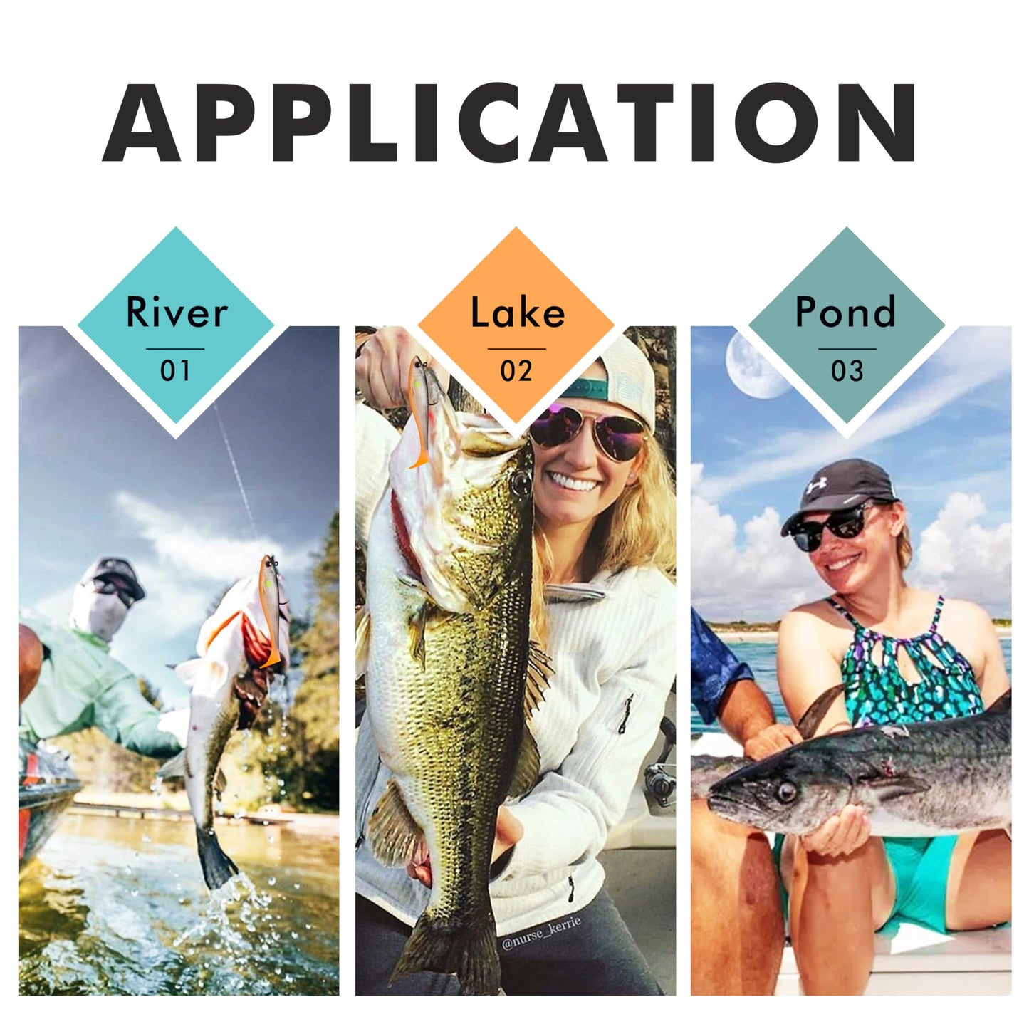 TRUSCEND Easy Catch Pre-Rigged Soft Lures, Vibrating Swim Action, Trembly Sinking Move, Amazing Soft Swimbait for Family Fishing, Well-Made Fishing Lures for Bass Trout Crappie Walleye Pike Redfish