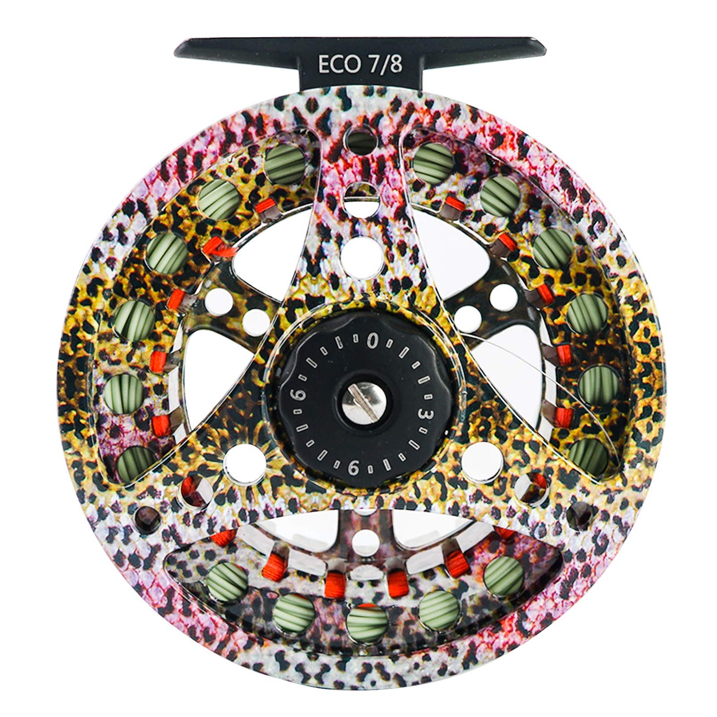 M MAXIMUMCATCH Maxcatch ECO Large Arbor Fly Fishing Reel (3/4wt 5/6wt 7/8wt) and Pre-Loaded Fly Reel with Line Combo