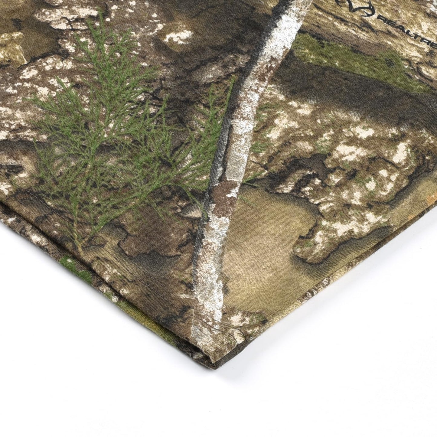 Authentic Realtree and Mossy Oak Camouflage Crewneck Unisex Adult Short Sleeve Tee Shirt