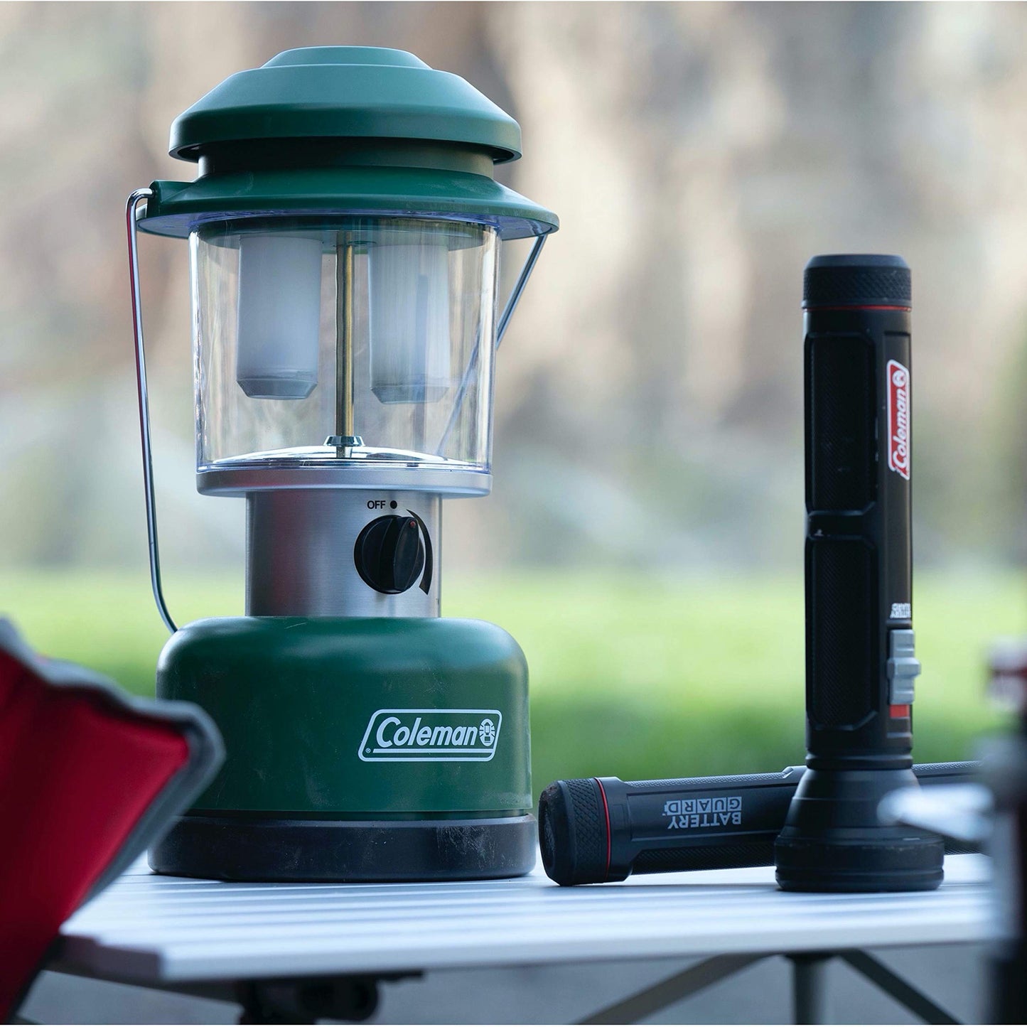 Coleman 390 Lumens Twin LED Lantern, Water-Resistant Lantern with Customizable Brightness, Lifetime LEDs Never Need Replacing