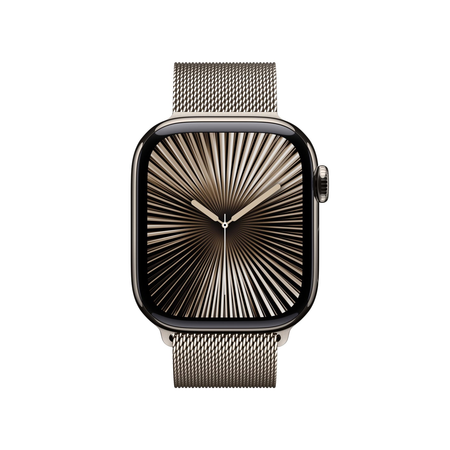 Apple Watch Series 10 [GPS + Cellular 42mm case] Smartwatch with Natural Titanium Case with Natural Milanese Loop. Fitness Tracker, ECG App, Always-On Retina Display, Carbon Neutral