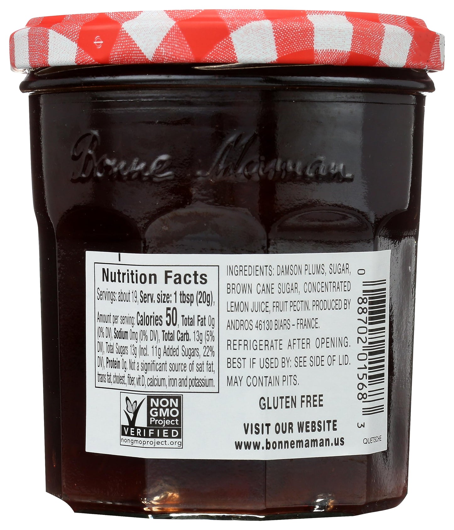Bonne Maman Preserves, Variety Pack (Strawberry, Raspberry, Wild Blueberry, Cherry), 13 Ounce Jars (Pack of 4)