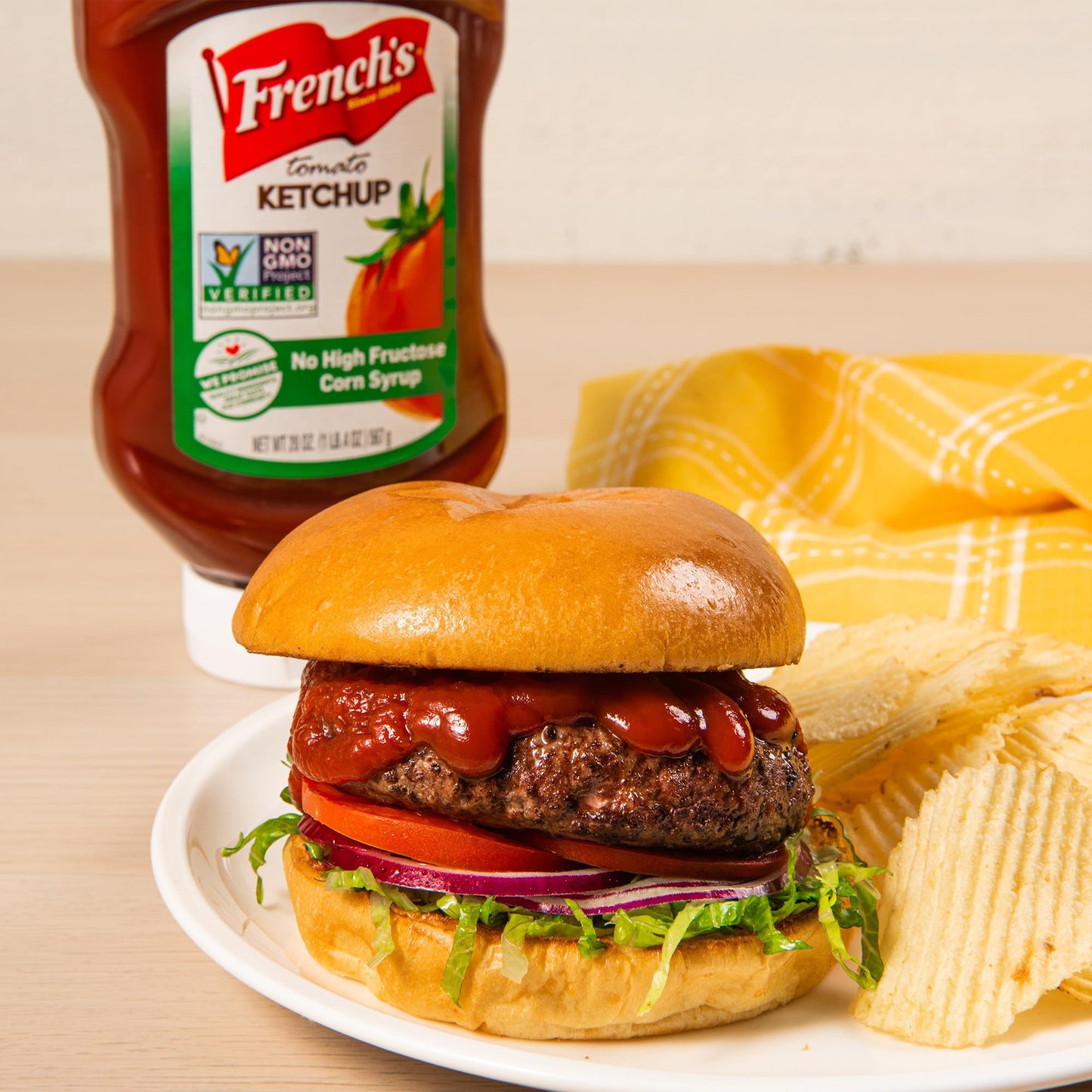French's Tomato Ketchup and Classic Yellow Mustard Bundle, 32 oz