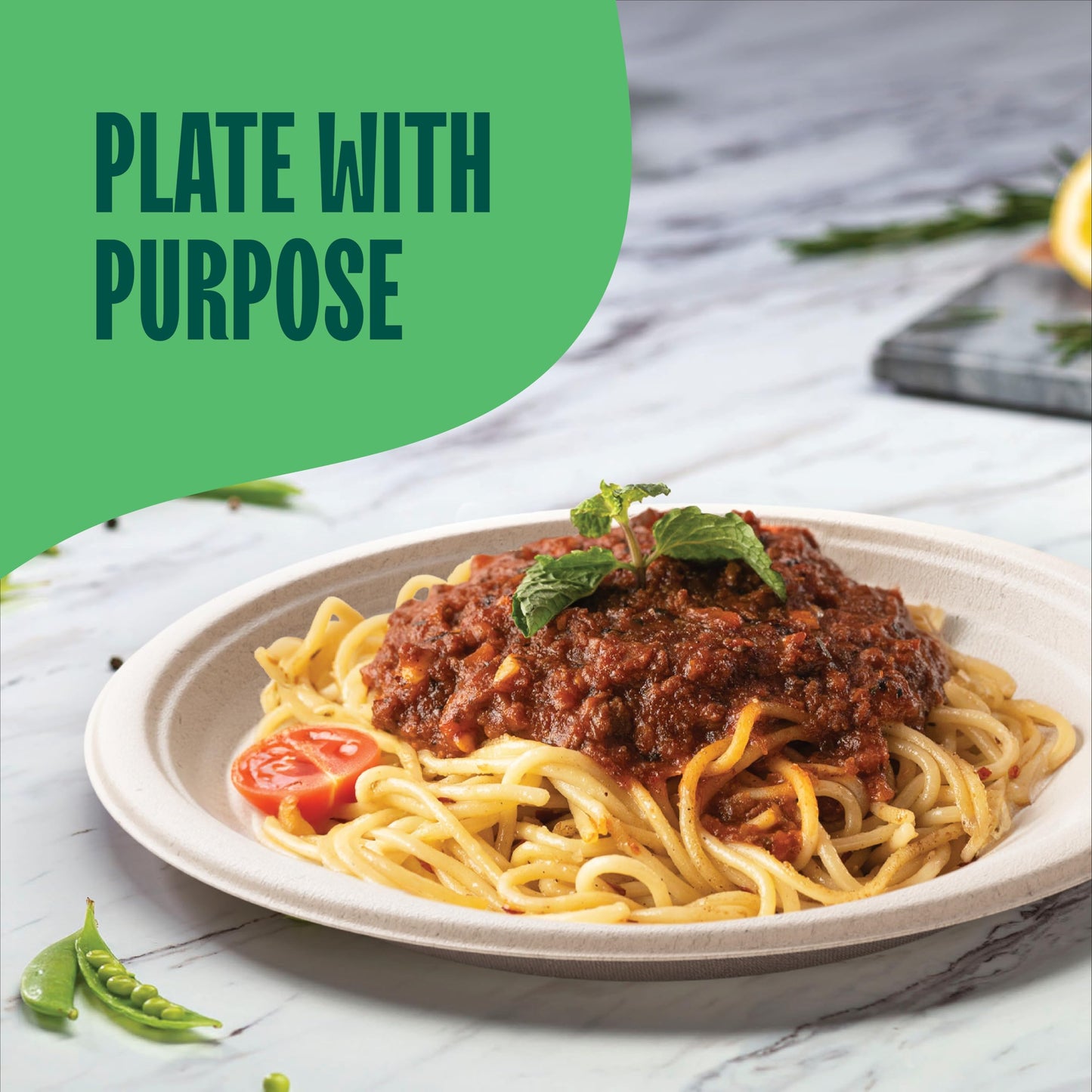 100% Compostable Paper Plates, Heavy Duty Disposable Plates [125-Pack] 9 Inch Plates - Eco-Friendly, Biodegradable Sugarcane Bagasse, Natural Unbleached Brown 9" Dinner Paper Plate Disposable