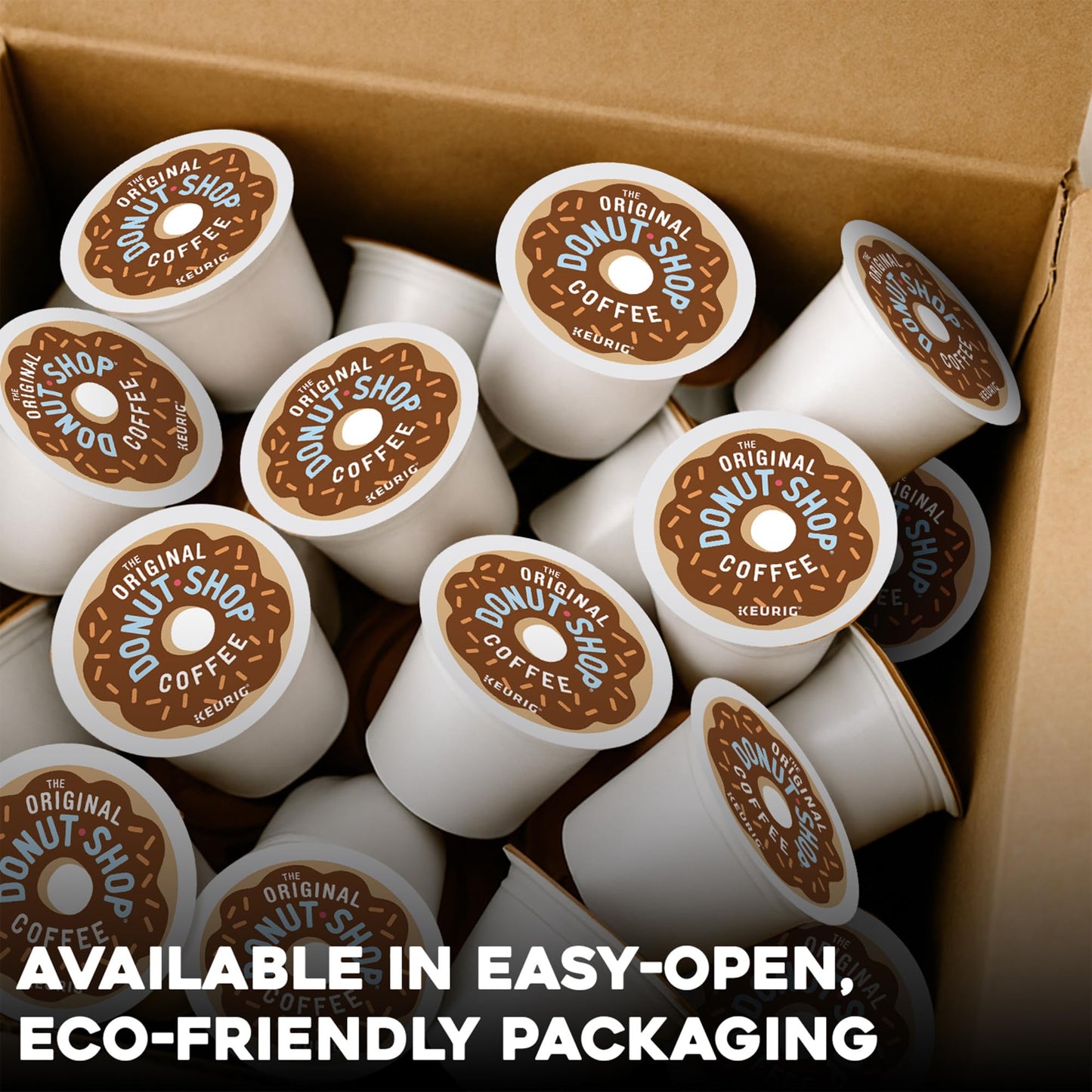 The Original Donut Shop Regular Keurig Single-Serve K-Cup Pods, Medium Roast Coffee, 96 Count